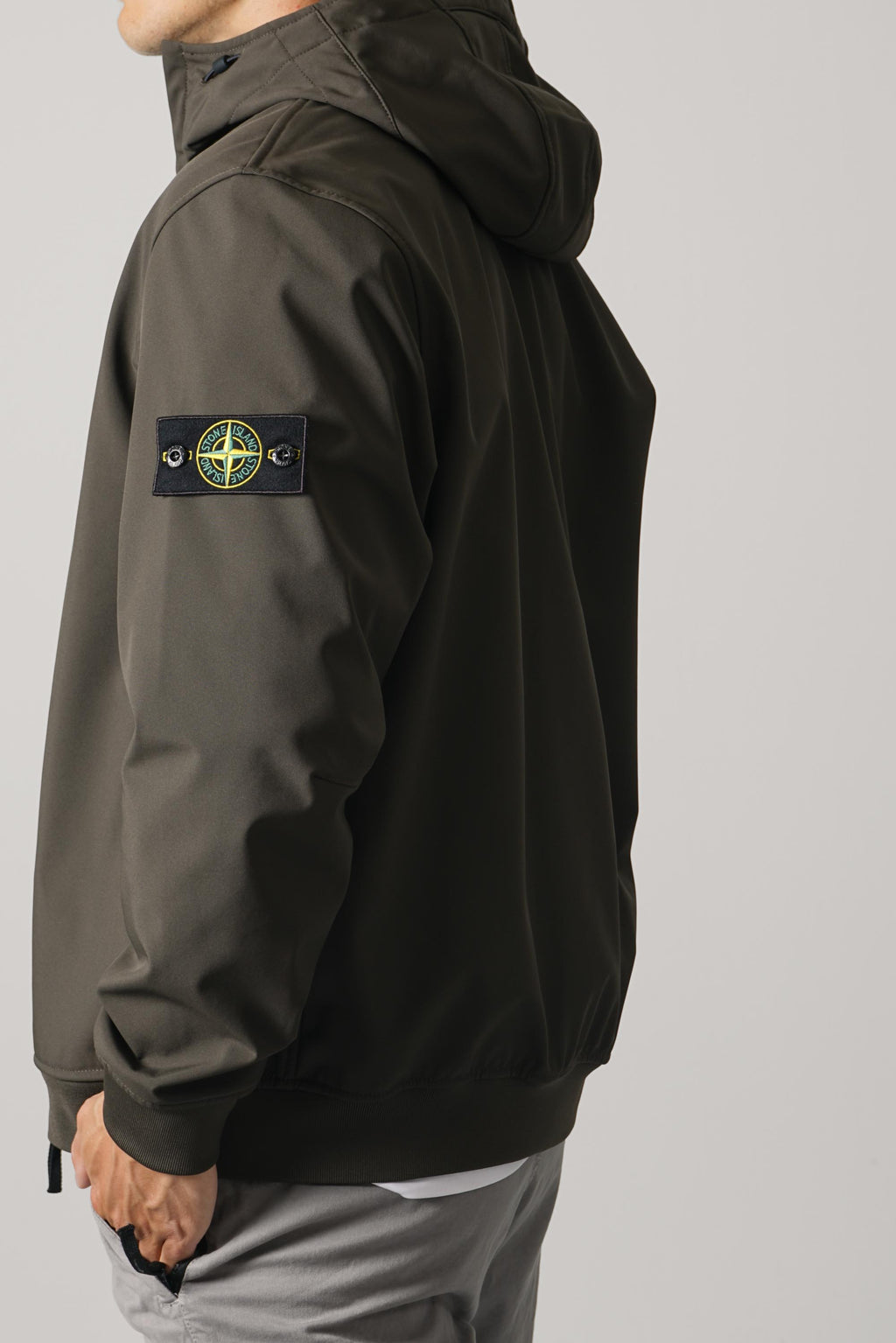 Stone Island Biker Jacket – Coal Grey (Q100004)