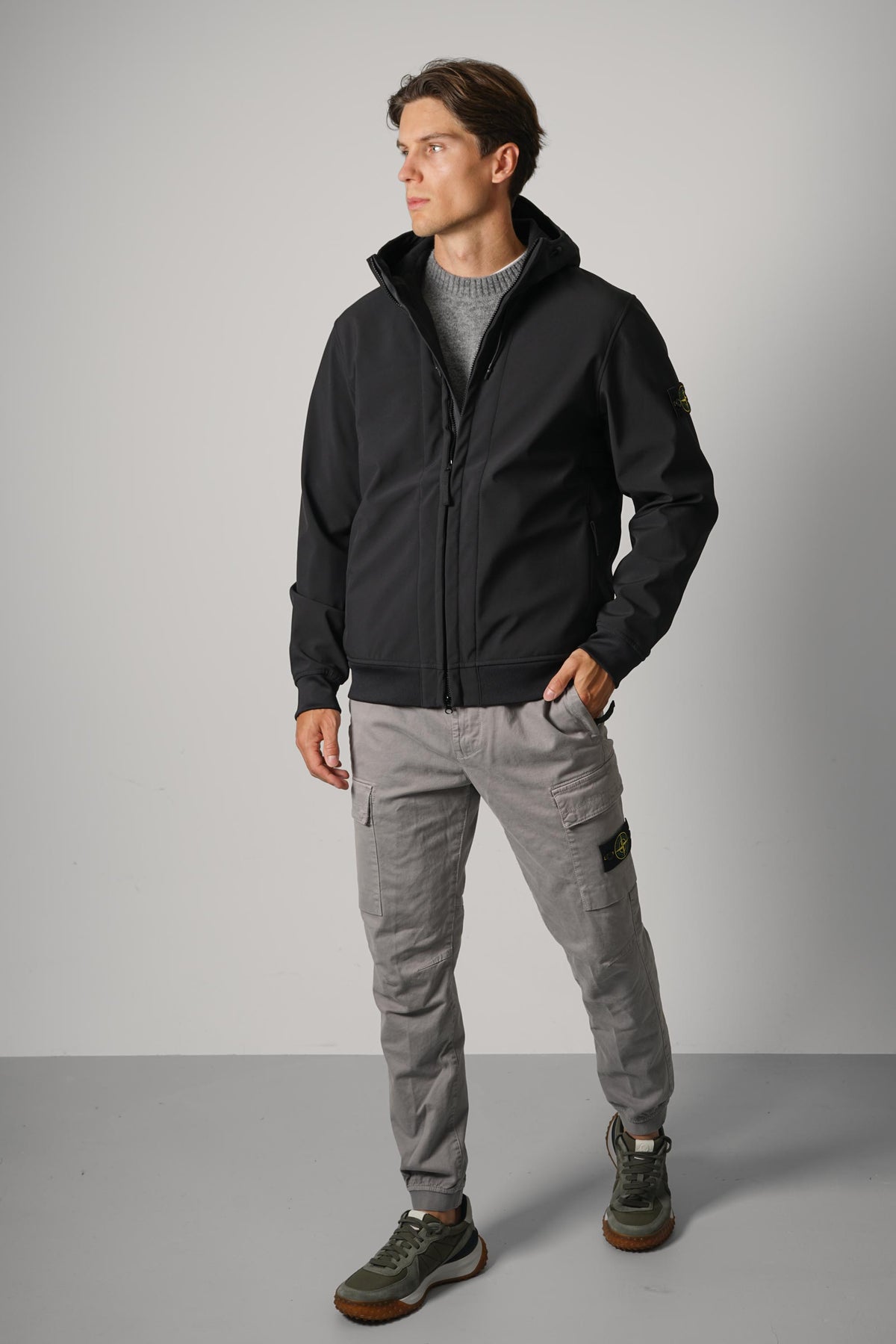 Stone Island Biker Jacket – Black (Q100004)