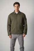Stone Island Zip-Up Cardigan – Military Green (6100014)