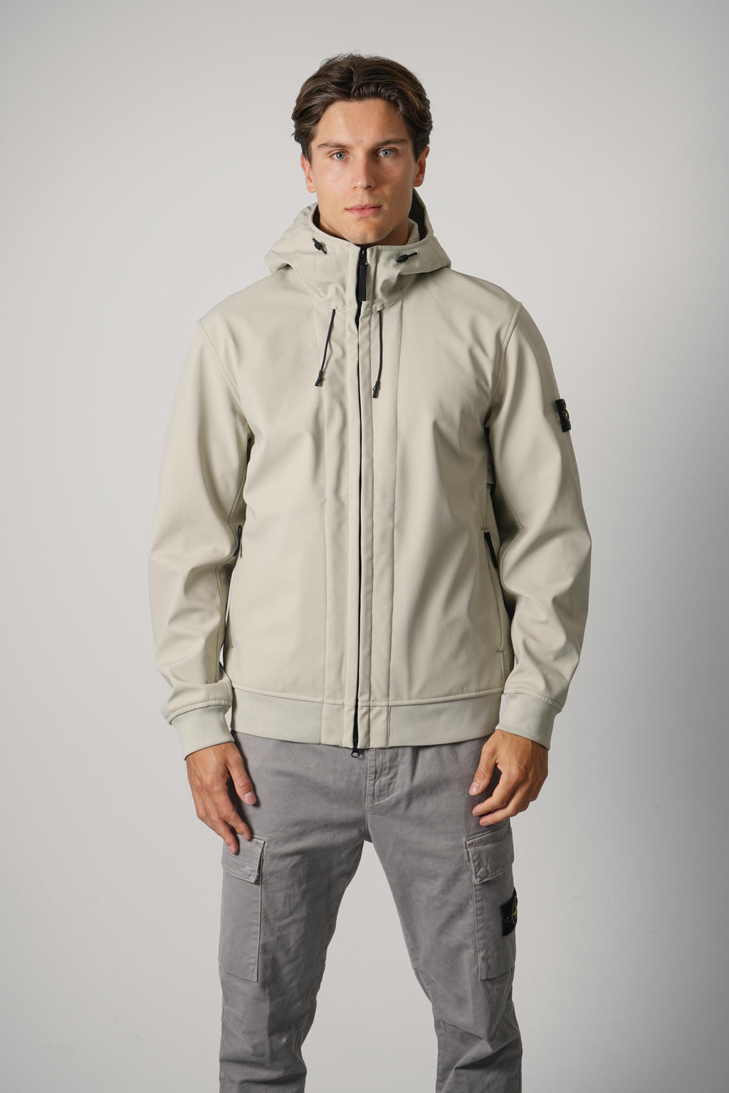 Stone Island Biker Jacket – Sand (Q100004)