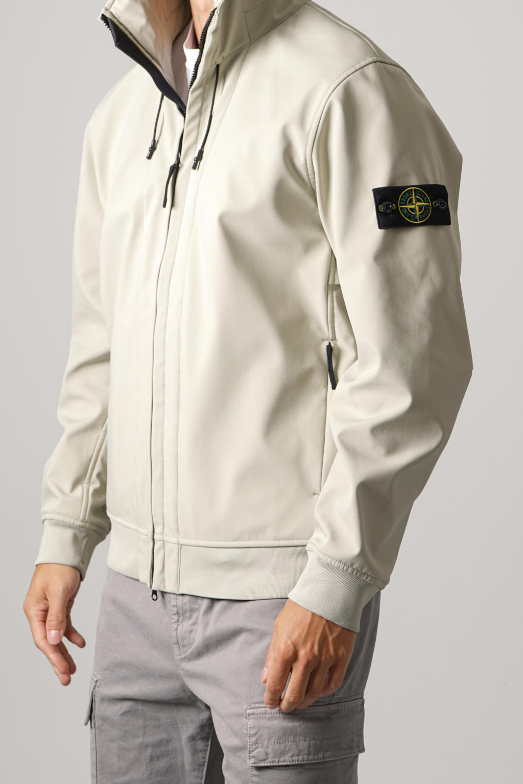 Stone Island Biker Jacket – Sand (Q100004)