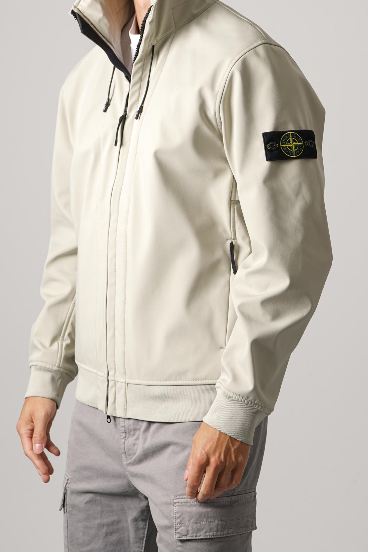 Stone Island Biker Jacket – Sand (Q100004)