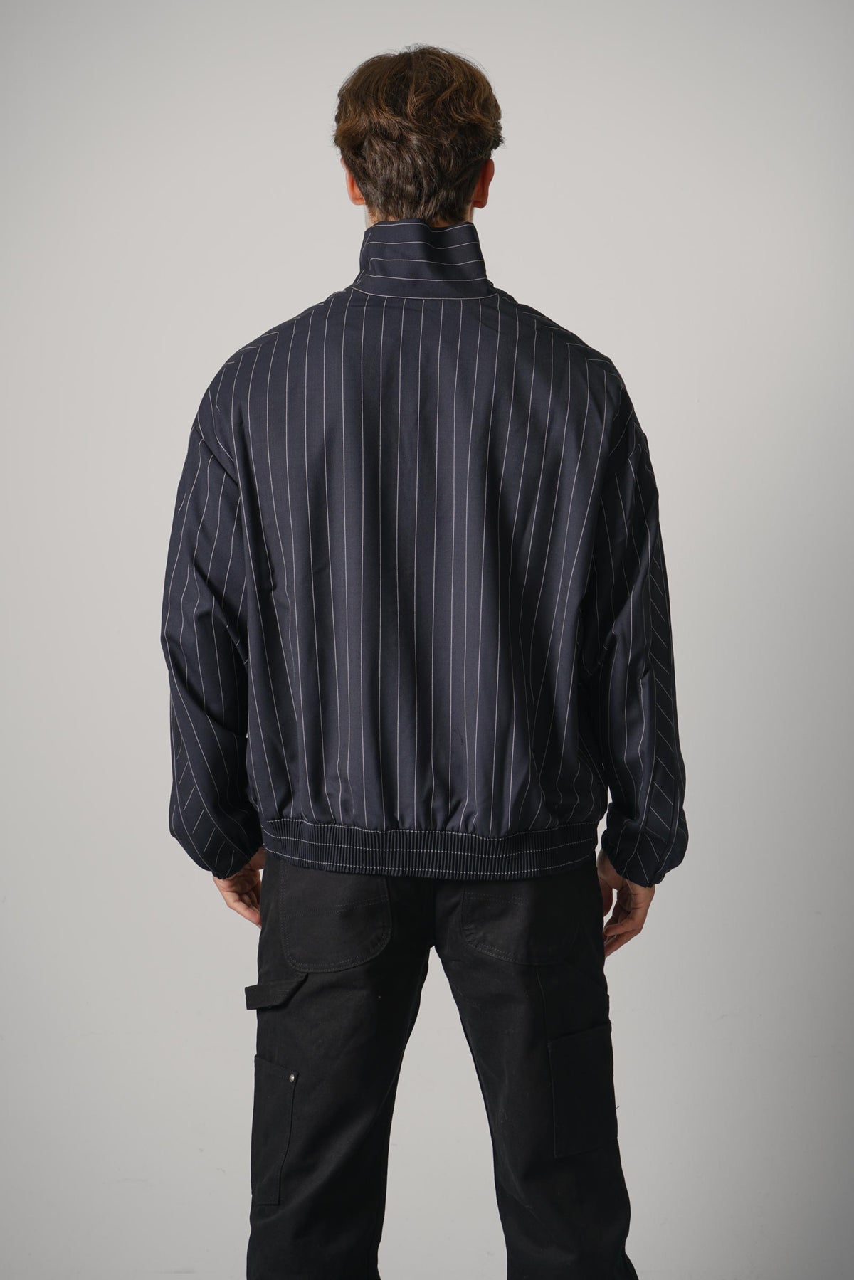 Rhude Volume Track Jacket – Navy / White