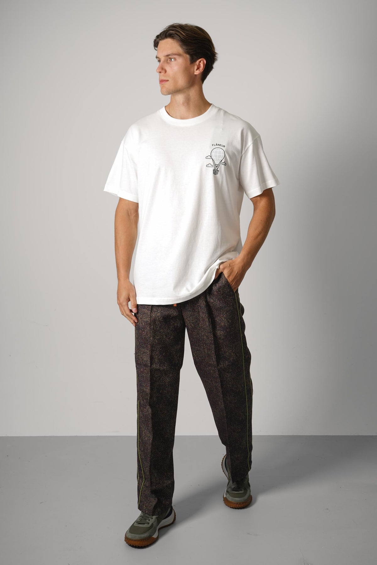 Flaneur Balloon T-Shirt – White