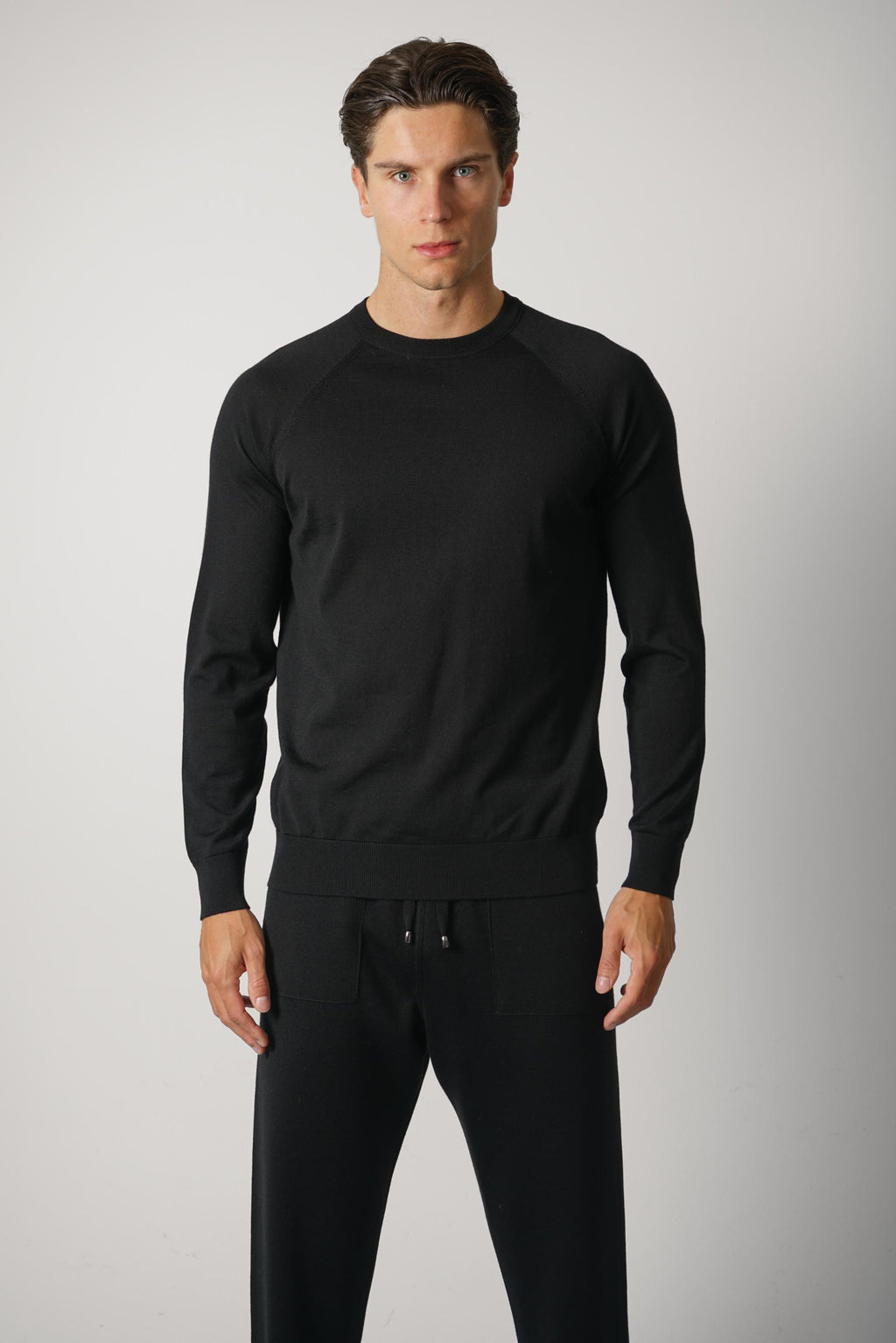 Filippo De Laurentiis G.Collo ML Raglan RM16R – Nero