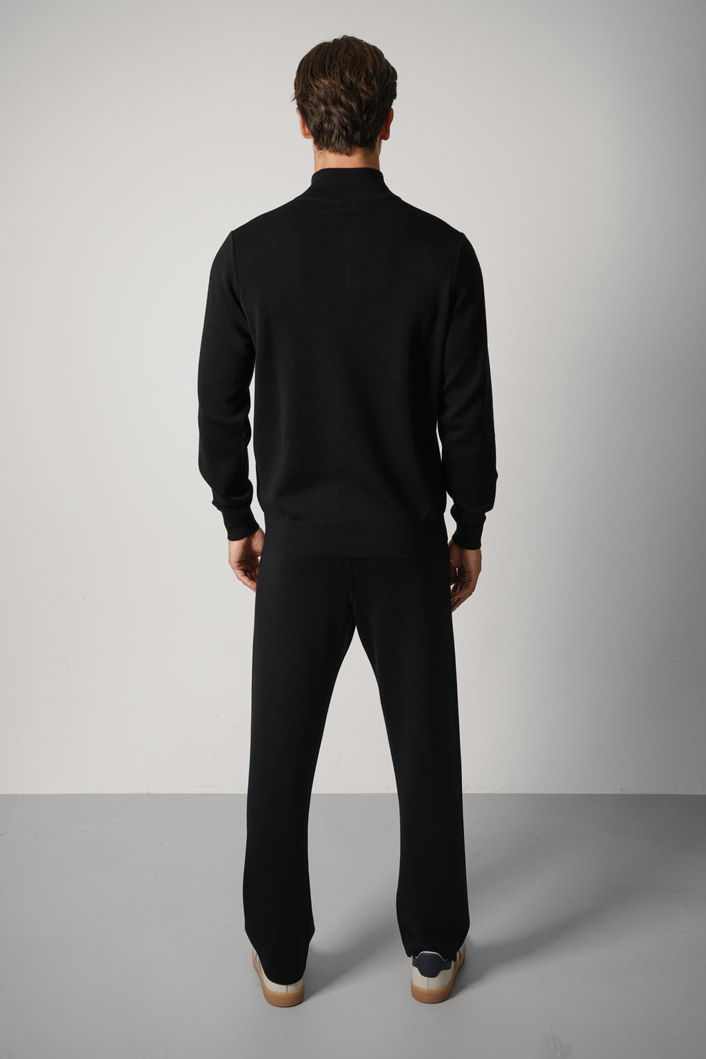 Filippo De Laurentiis Mezza Zip ML RM16F – Nero