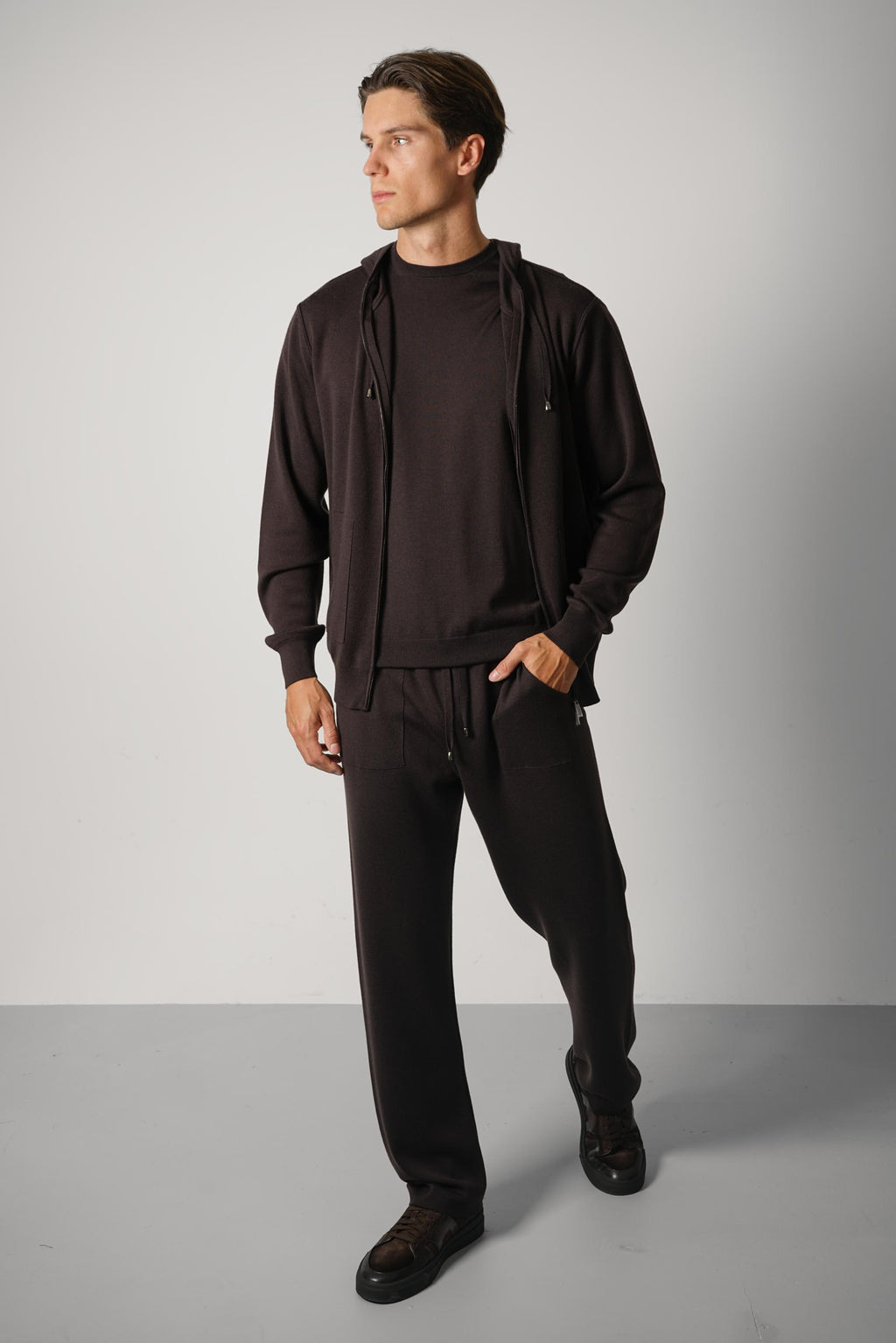 Filippo De Laurentiis Fullzip Capp. ML RM16F – Caffè