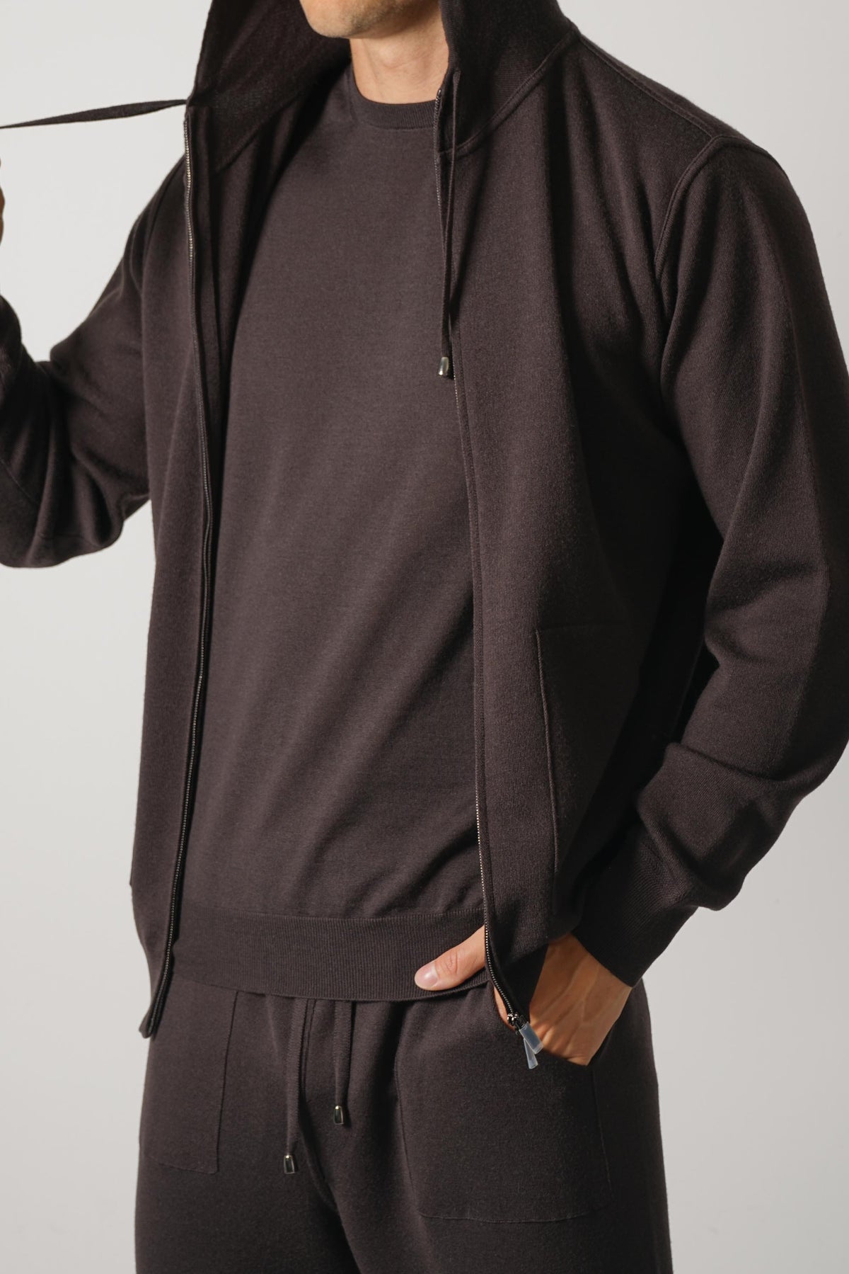 Filippo De Laurentiis Fullzip Capp. ML RM16F – Caffè