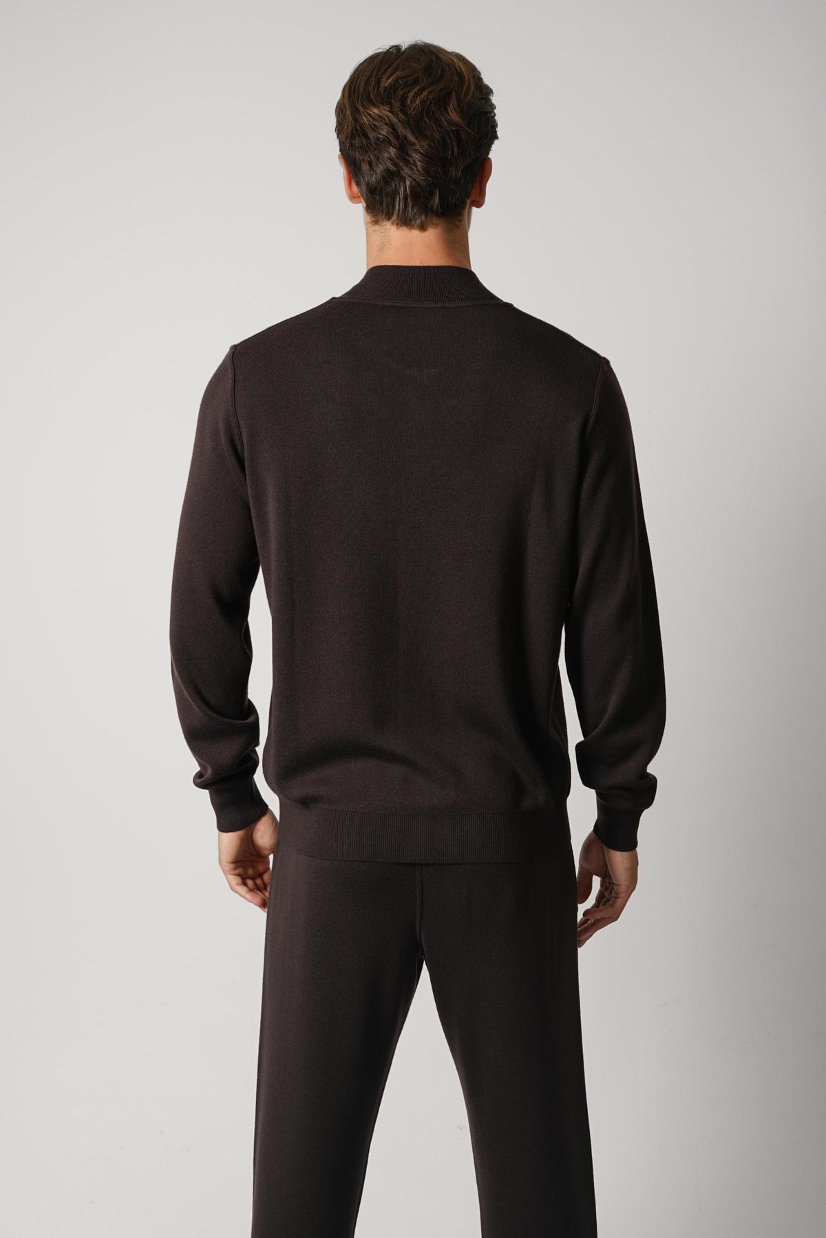 Filippo De Laurentiis Bomber Zip ML RM16F – Caffè