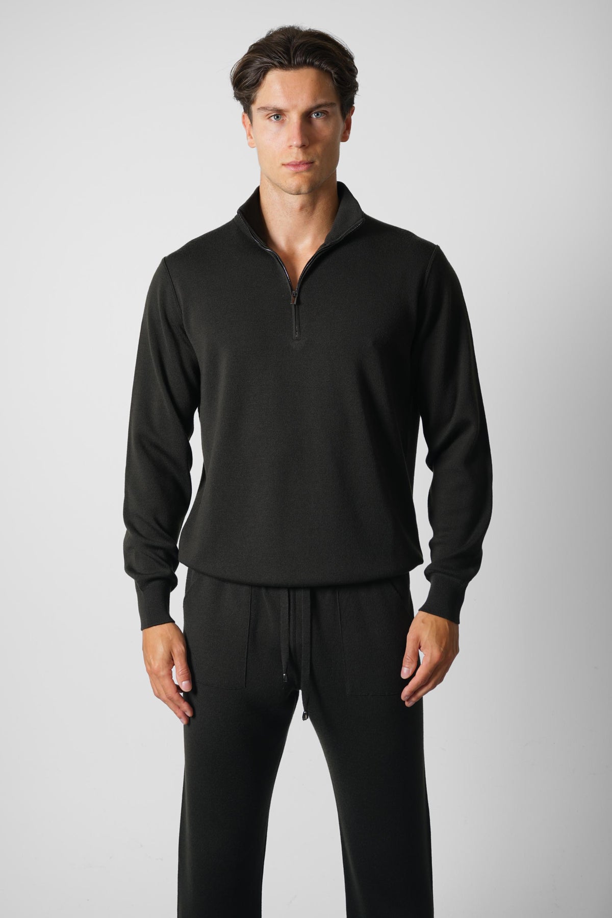 Filippo De Laurentiis Mezza Zip ML RM16F – Militare