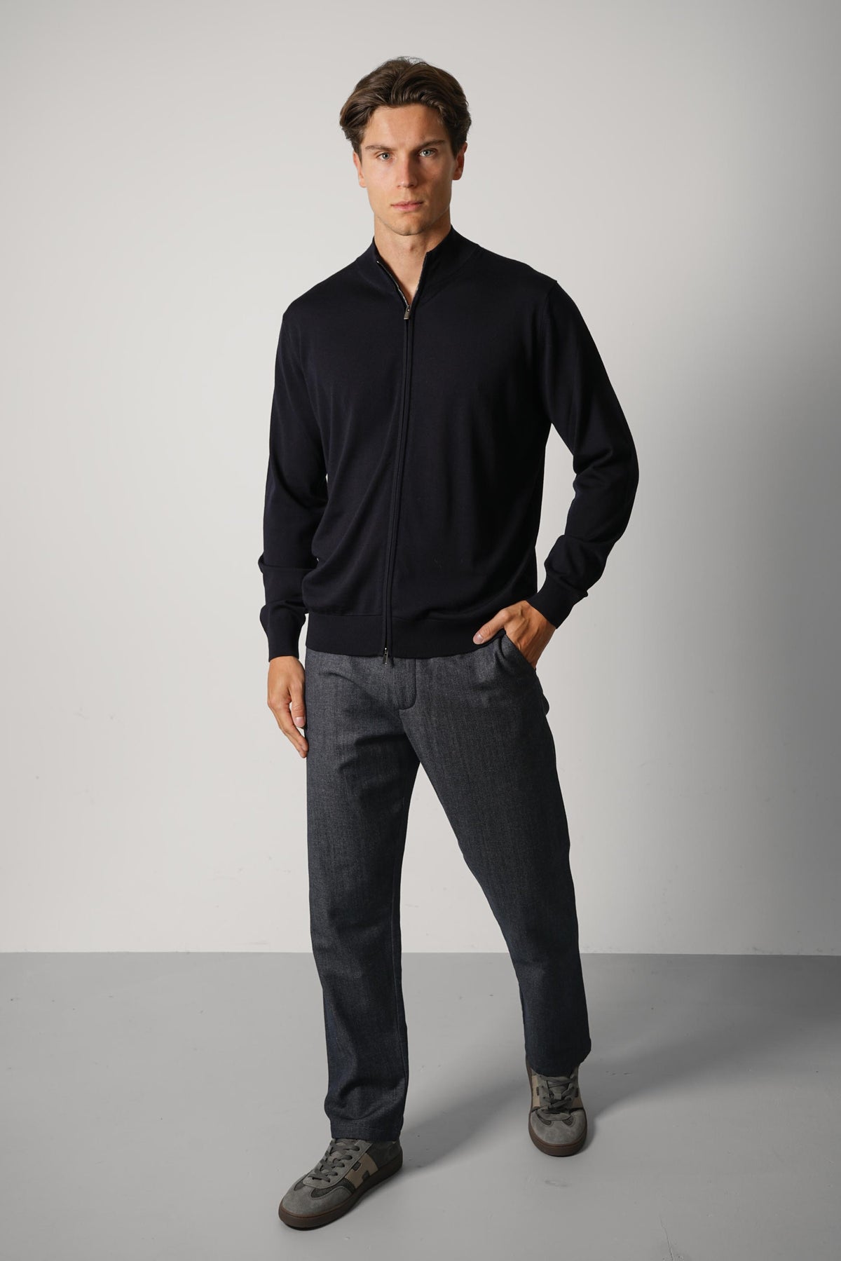Filippo De Laurentiis Fullzip ML RM16R – Navy