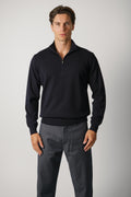 Filippo De Laurentiis Mezza Zip ML RM16F – Navy