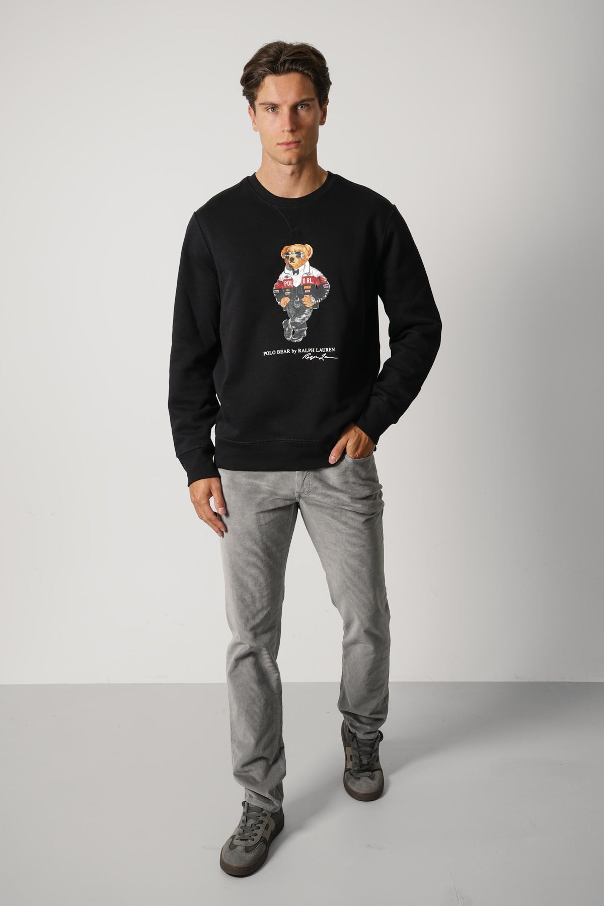 Ralph Lauren Polo Bear Fleece Sweatshirt – Polo Black