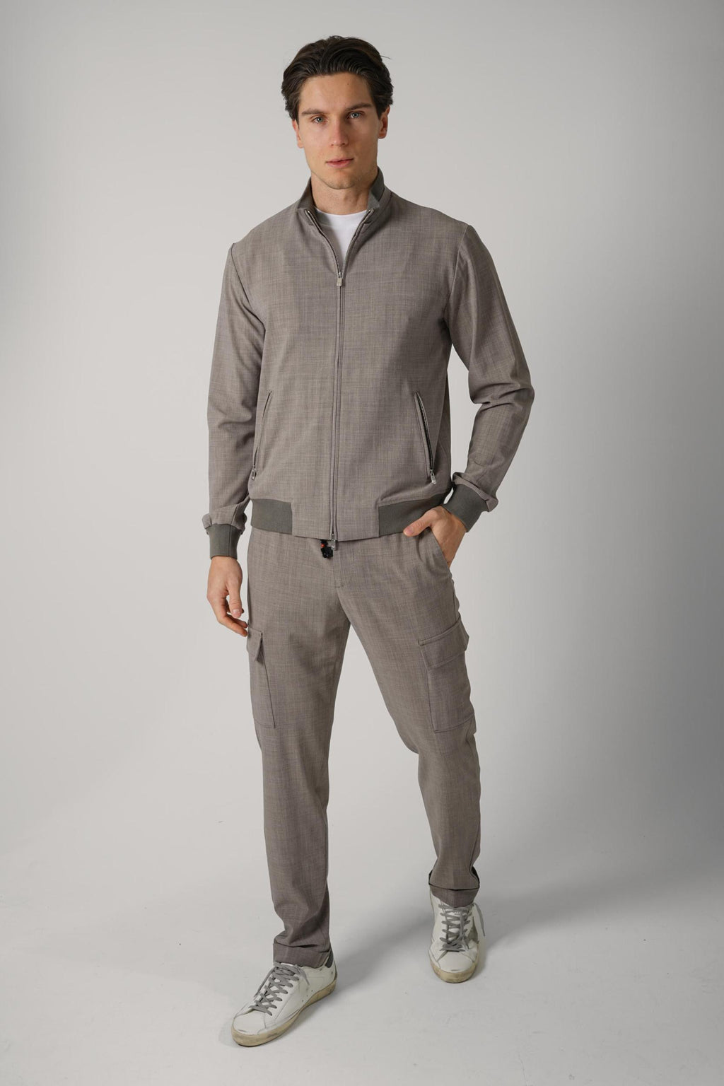 07 Marco Pescarolo Tor Trousers Greige