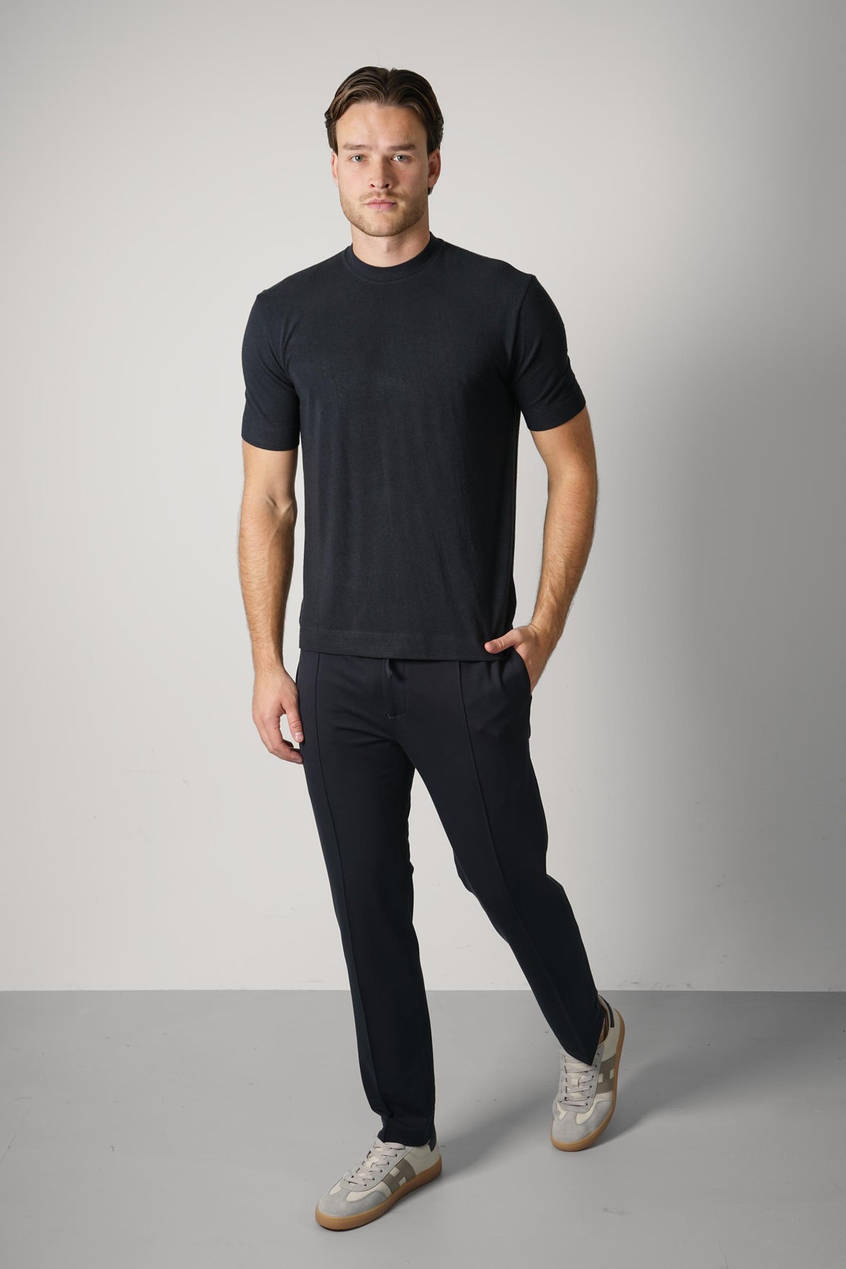 Stefan Brandt Eli Mo WS EA T-Shirt – Navy