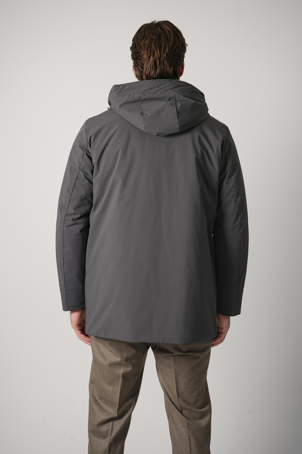 Woolrich Stretch Parka – Charcoal Grey