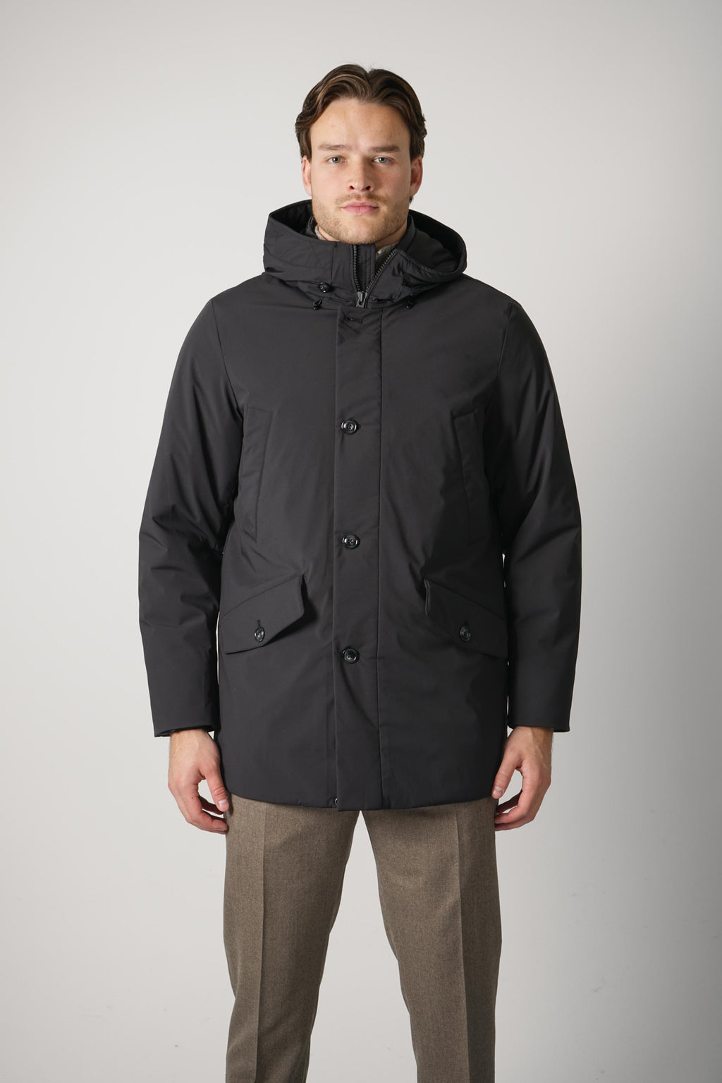 Woolrich Stretch Parka – Black