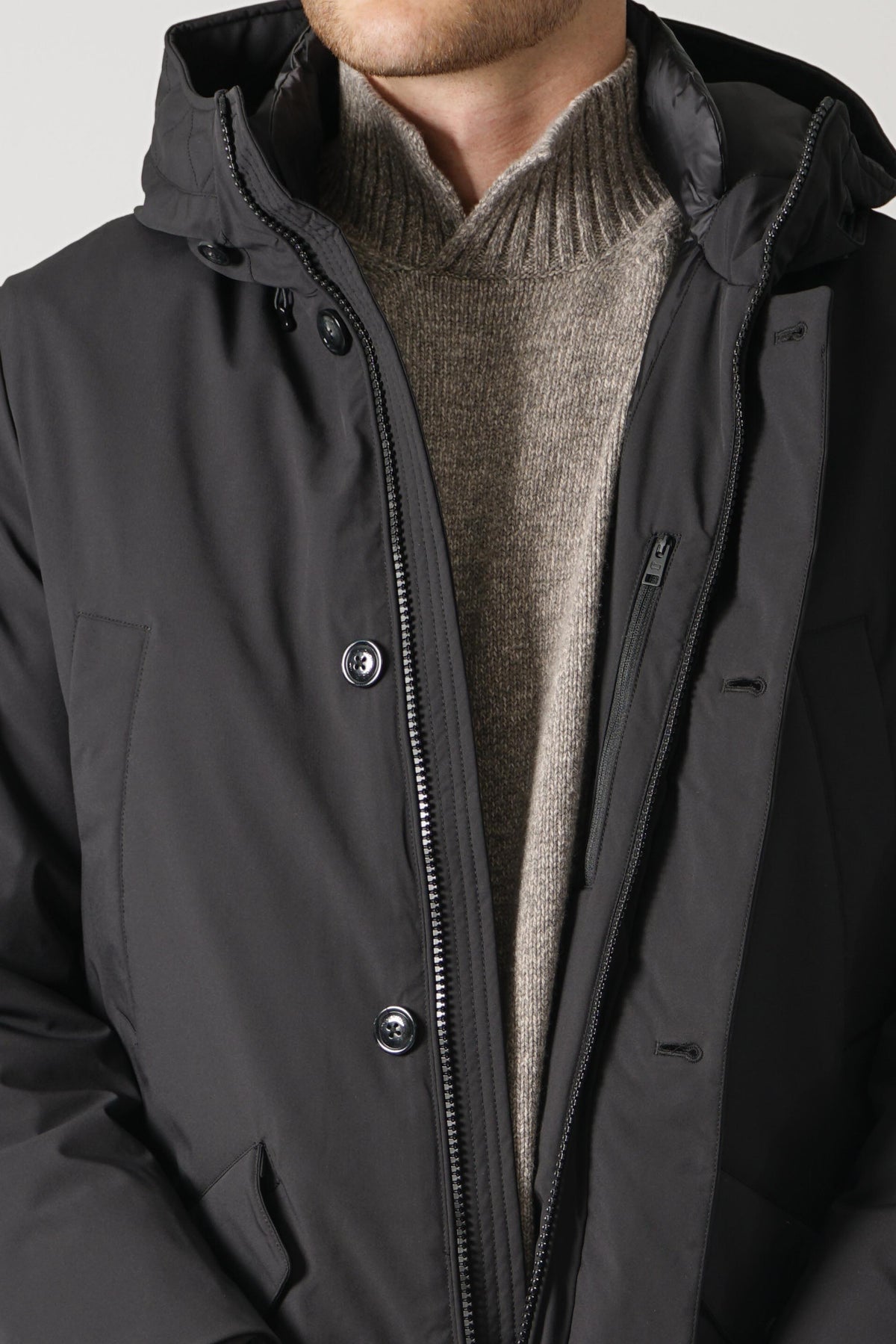 Woolrich Stretch Parka – Black