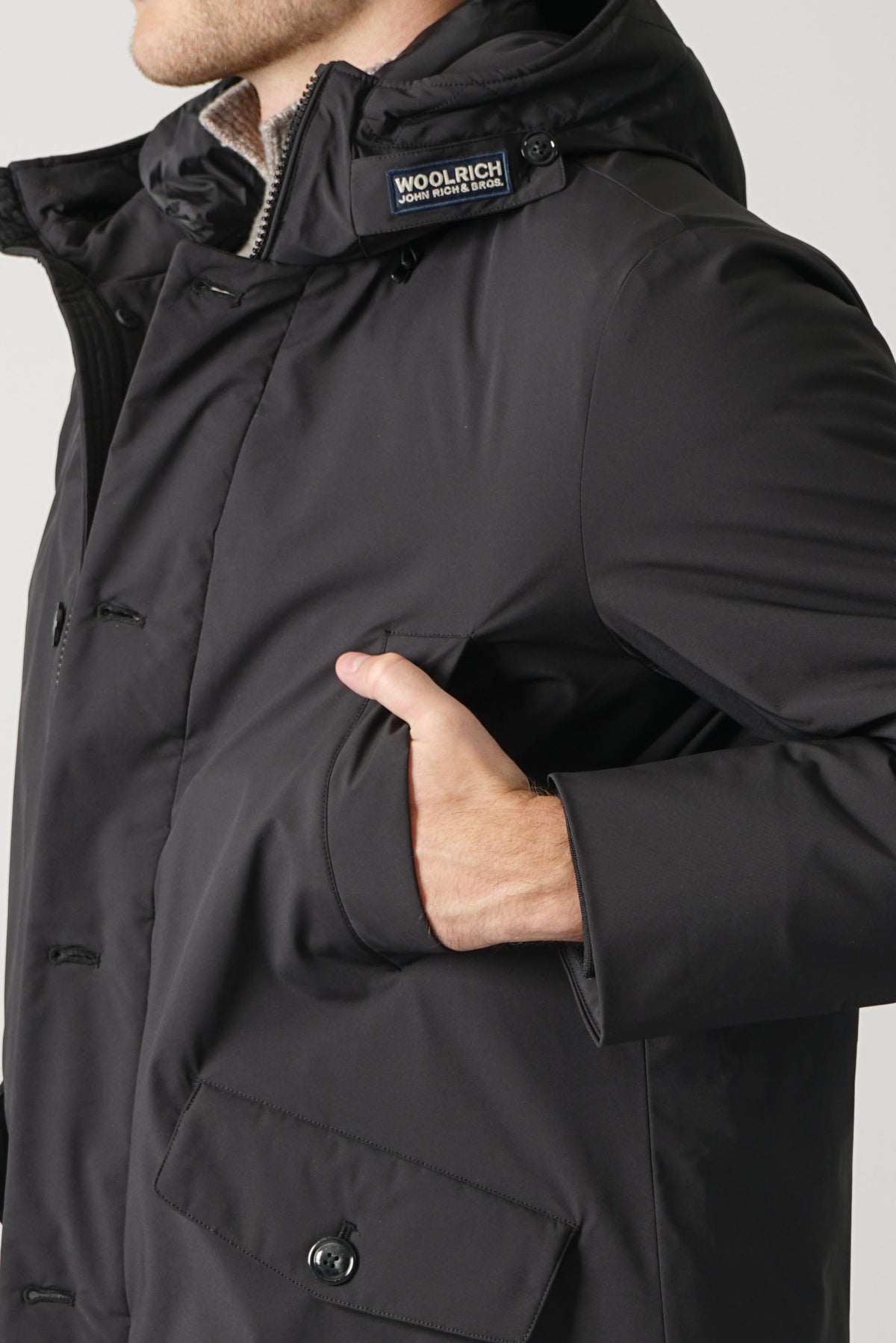 Woolrich Stretch Parka – Black