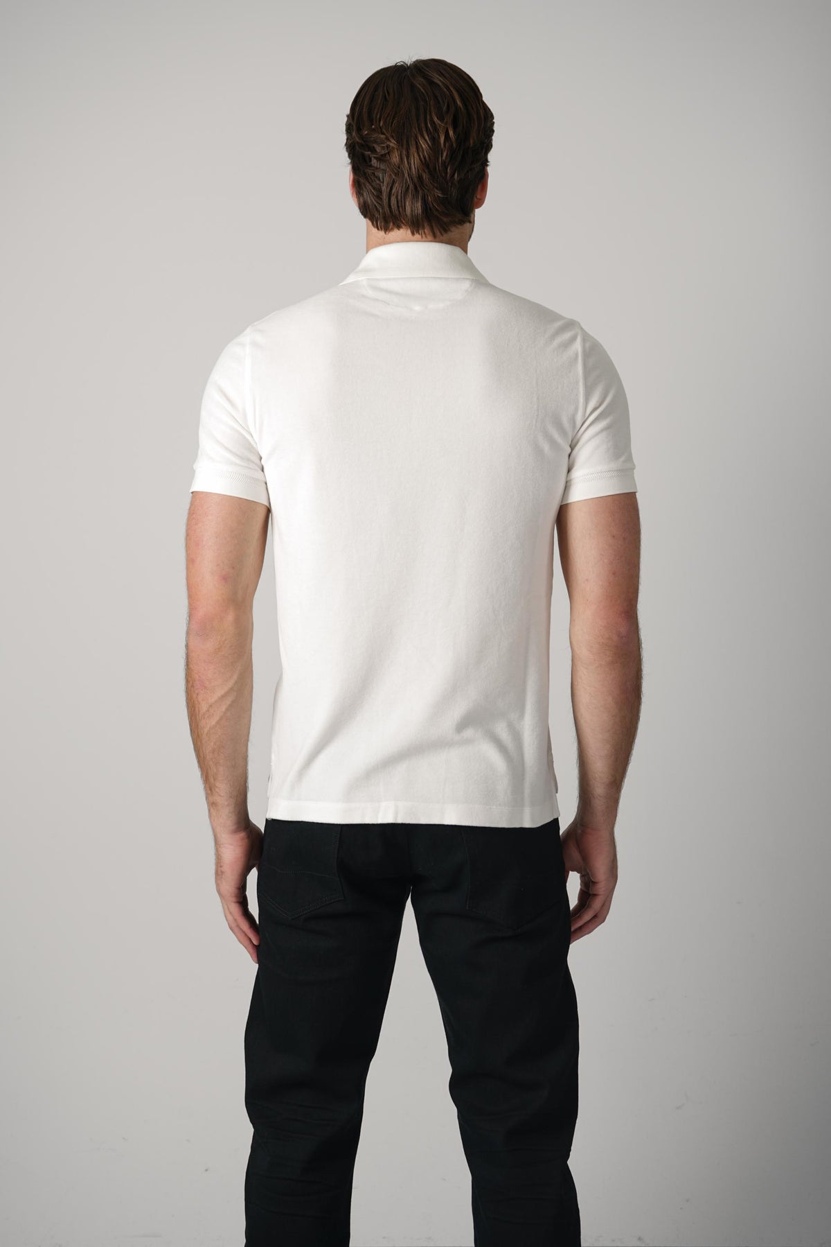 Tom Ford Cotton Polyamide Polo – White