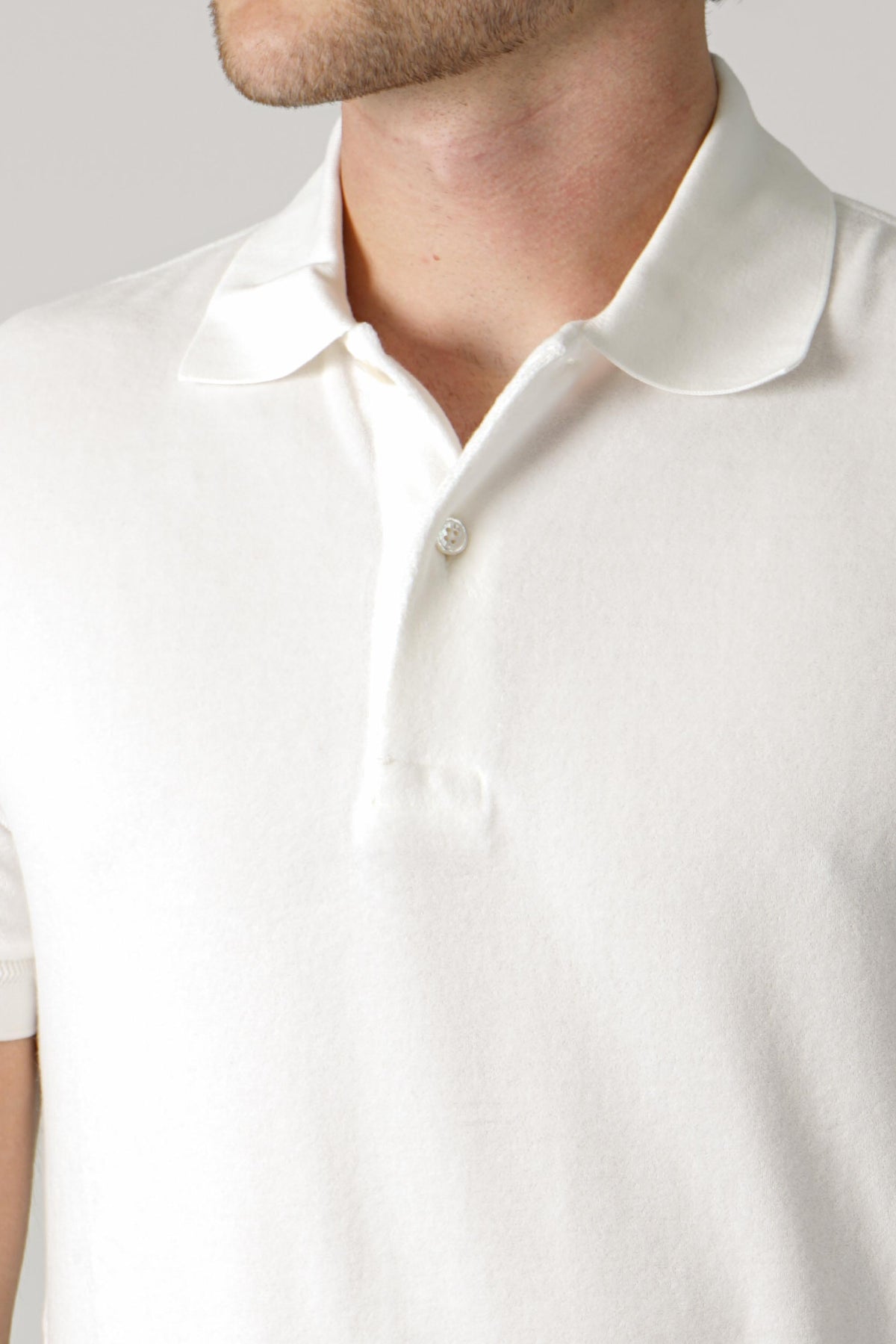 Tom Ford Cotton Polyamide Polo – White