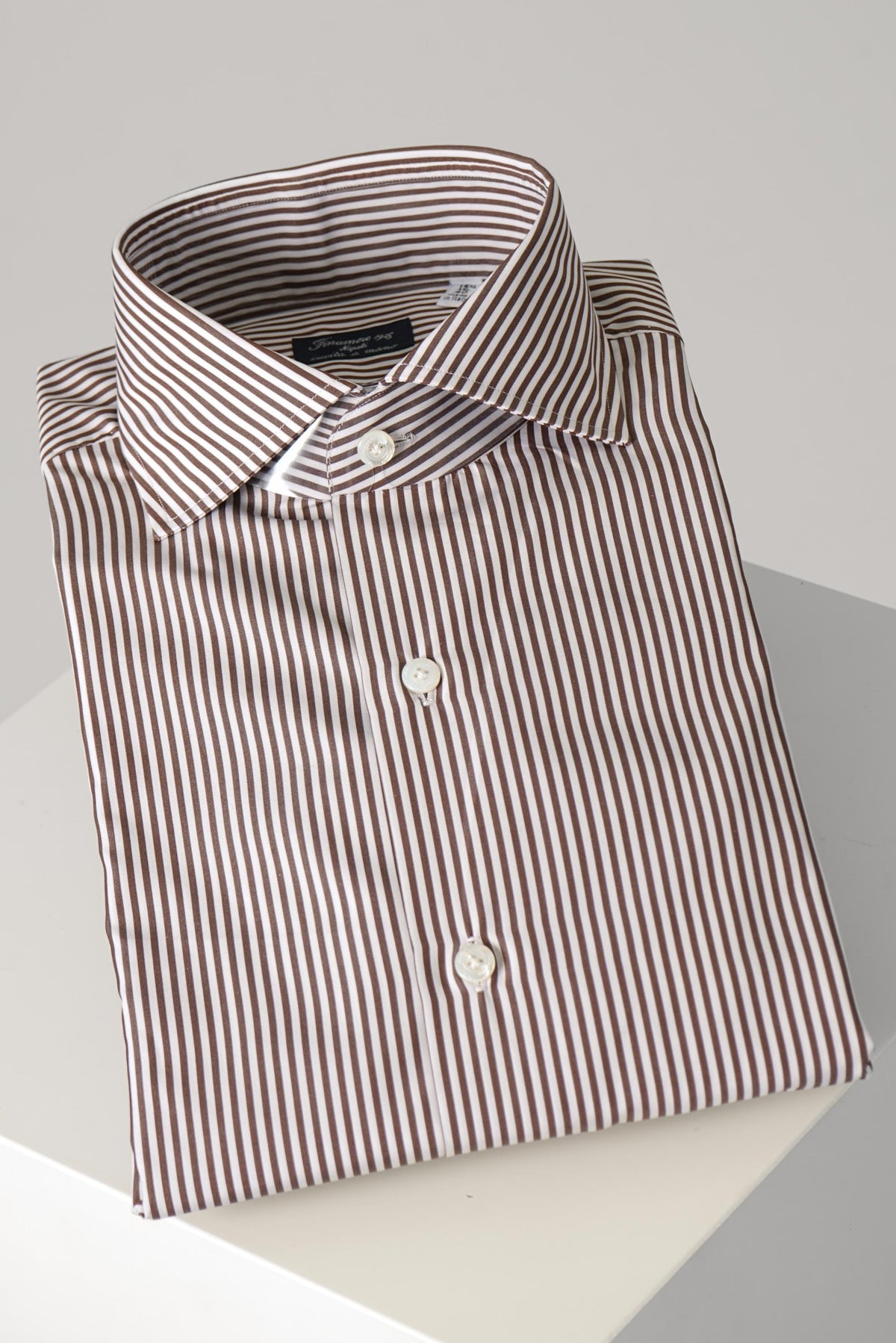 Finamore Napoli Eduardo Tondo Shirt – C0499-06