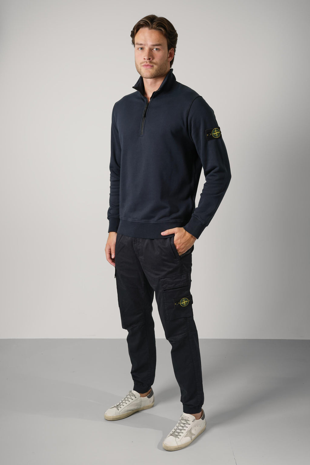 Longsleeve Polo – Navy Blue (6100070)