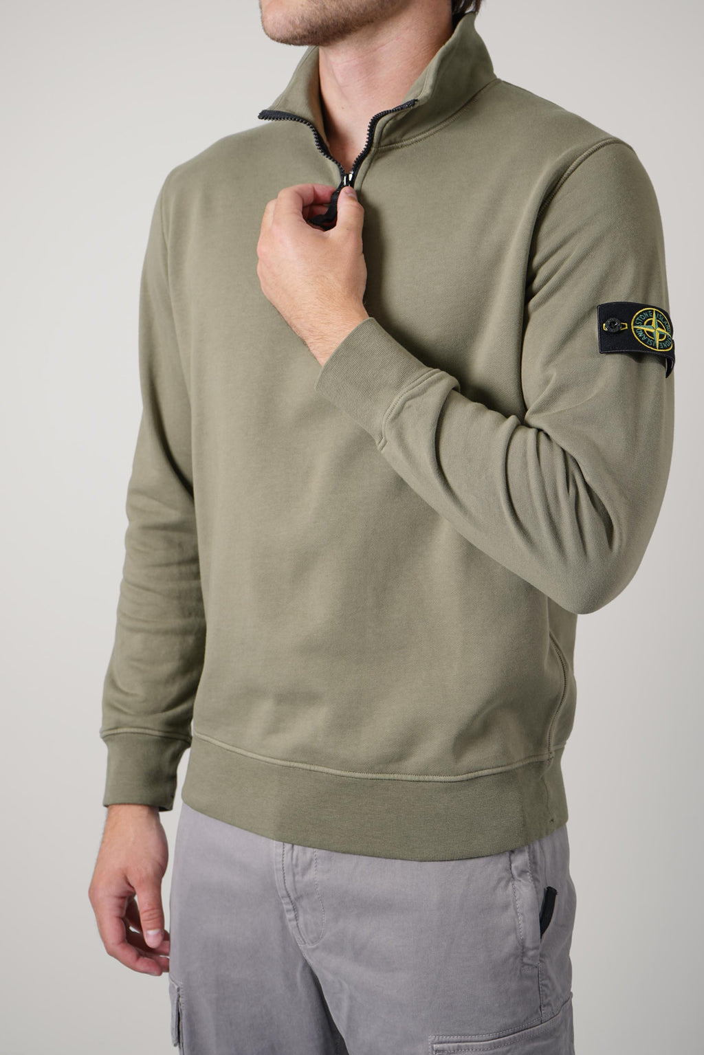 Longsleeve Polo – Military Green (6100070)