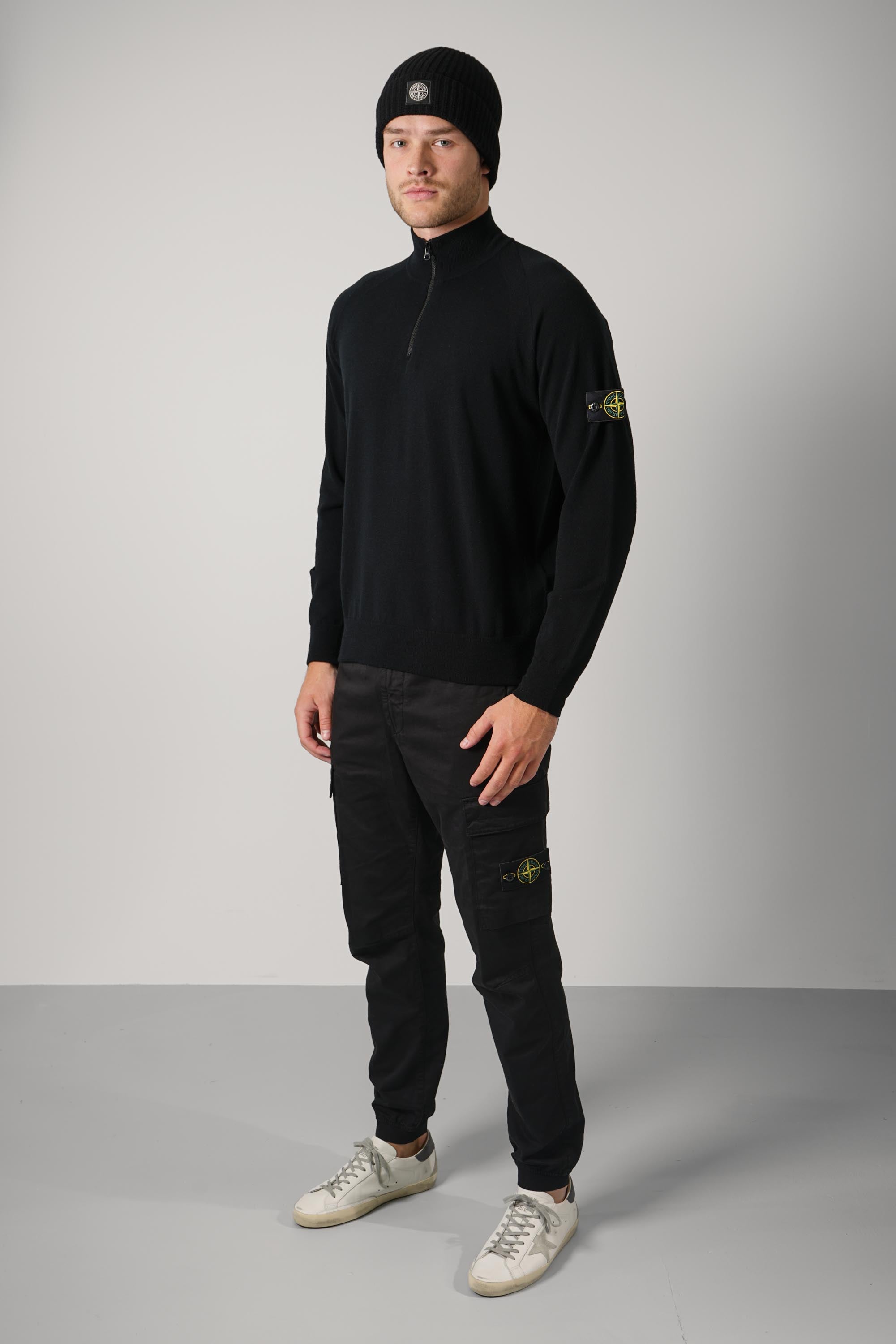 Longsleeve Polo – Black (5100008)