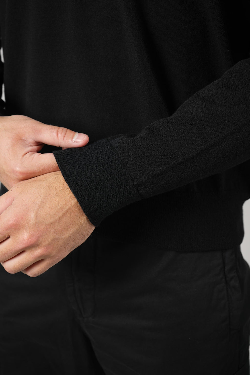 Longsleeve Polo – Black (5100008)
