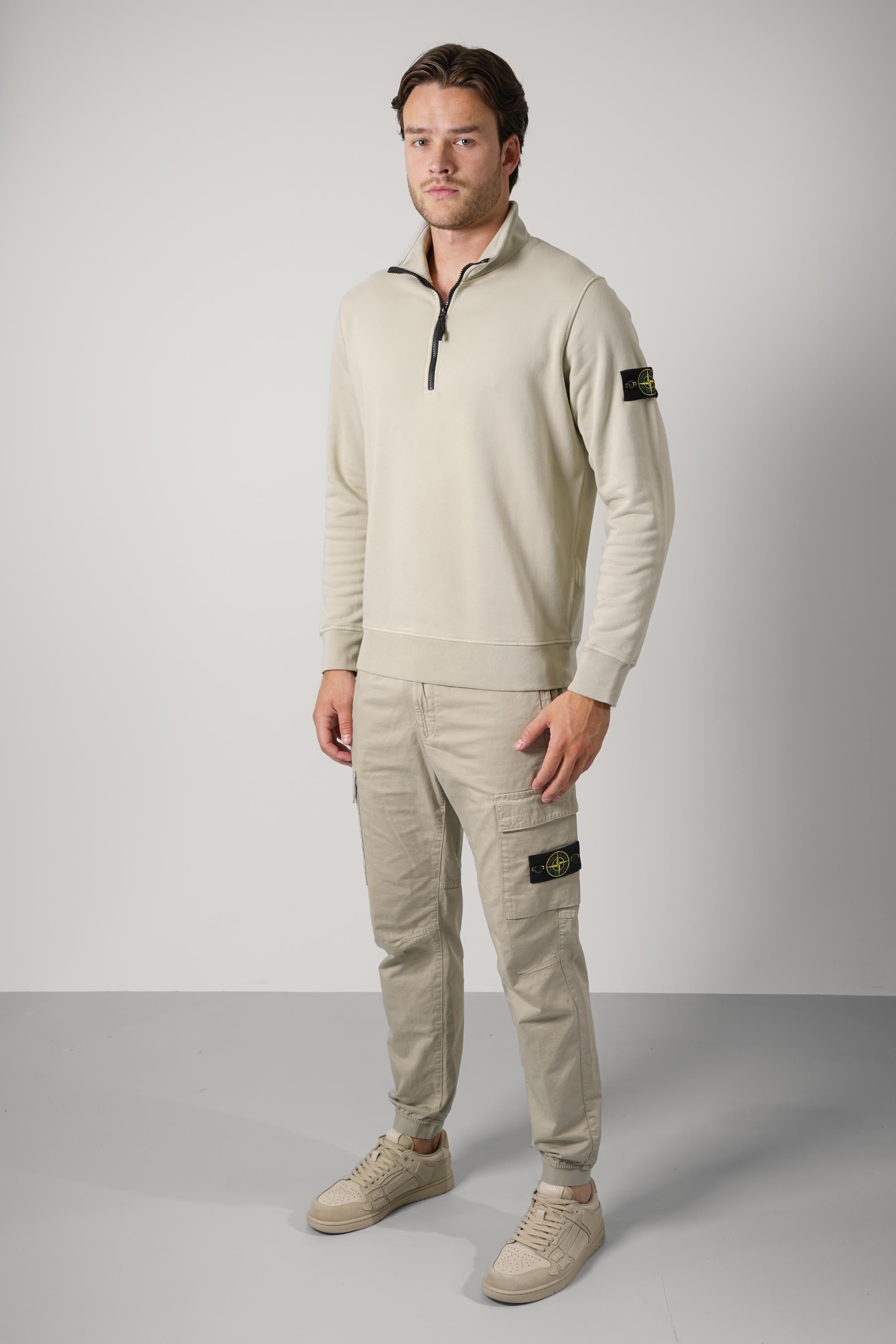 Longsleeve Polo – Sand (6100070)