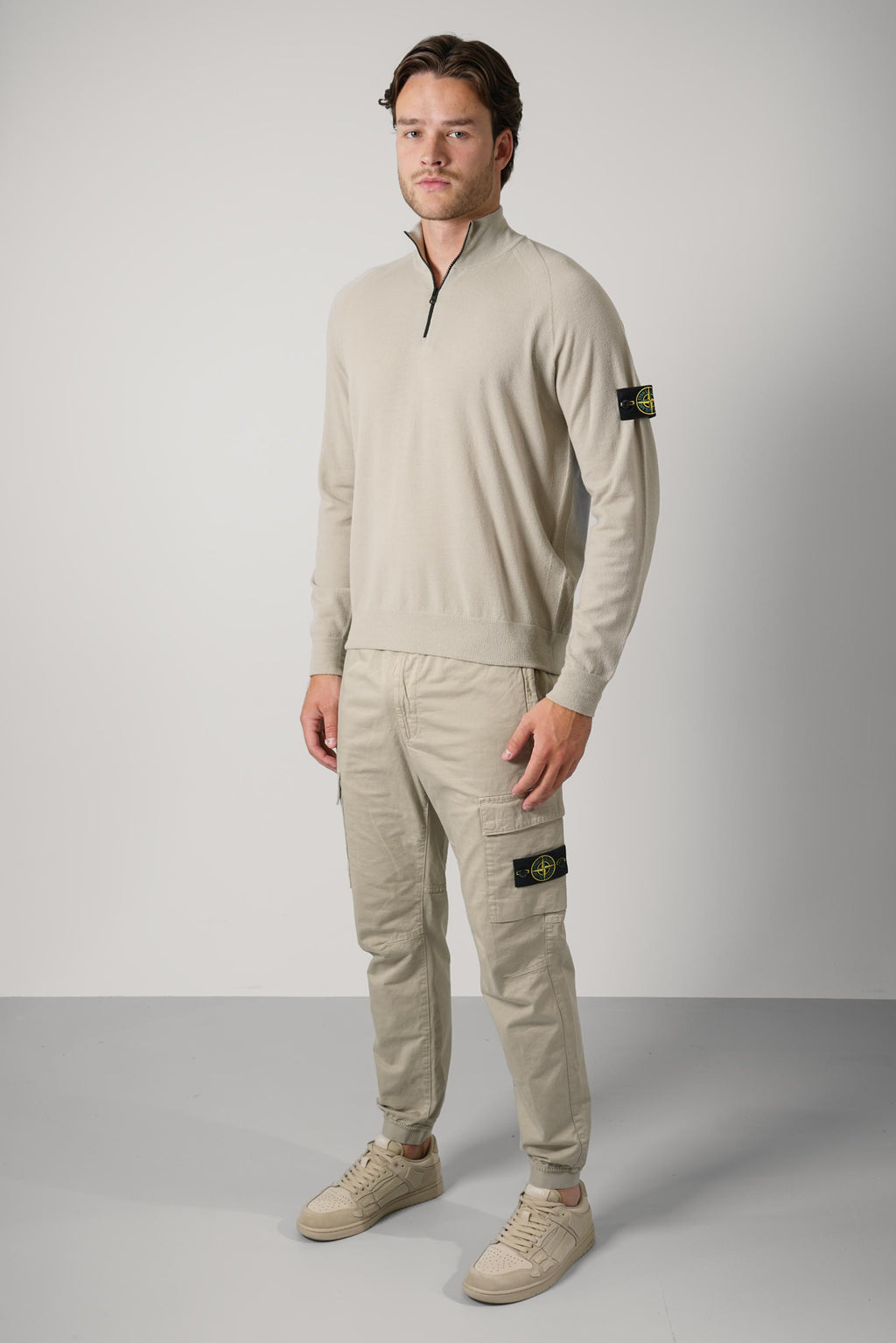 Longsleeve Polo – Sand (5100008)