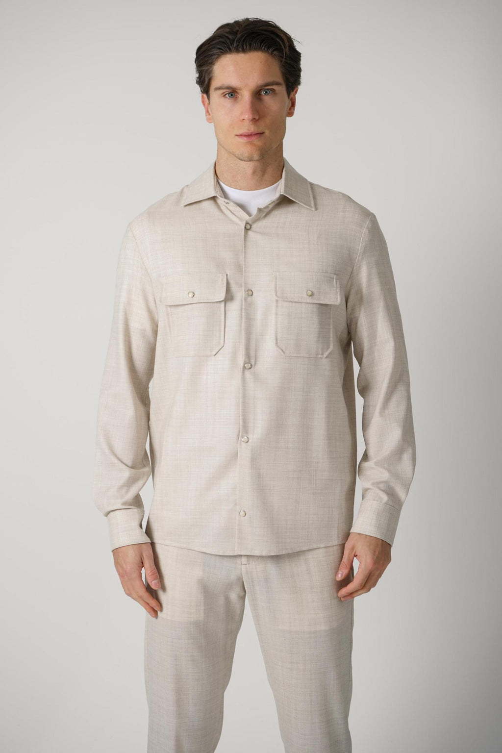 10 Marco Pescarolo Next Overshirt Beige