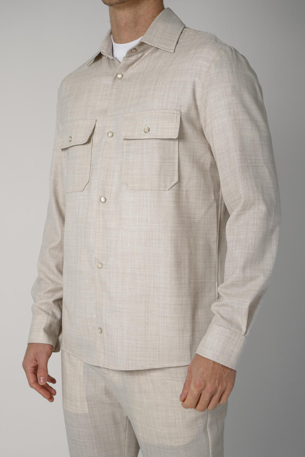 10 Marco Pescarolo Next Overshirt Beige