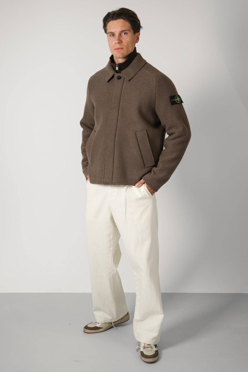Stone Island Cardigan – Umber (5100042) Brown