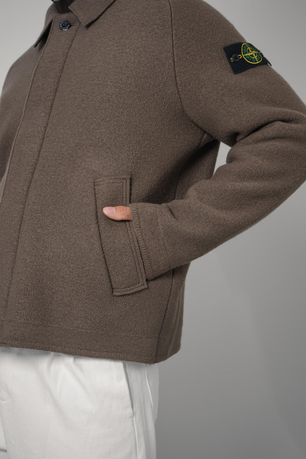 Stone Island Cardigan – Umber (5100042) Brown