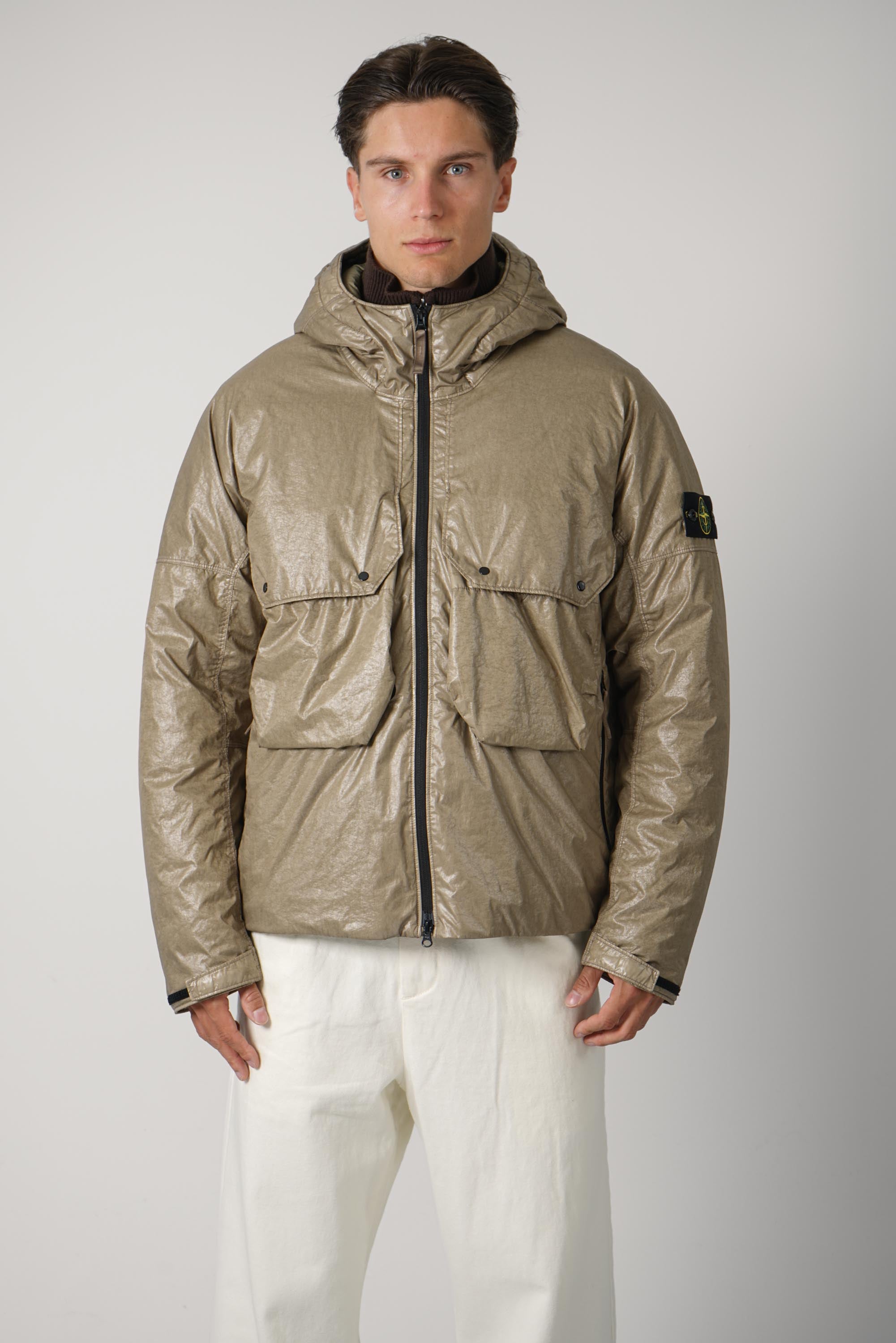 Stone Island Short Parka – Military Green (4100056)