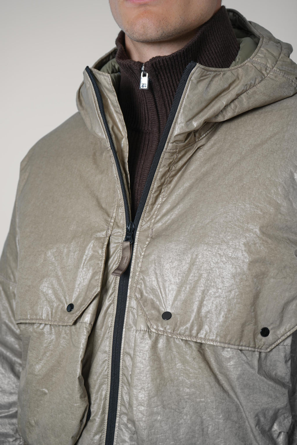 Stone Island Short Parka – Military Green (4100056)
