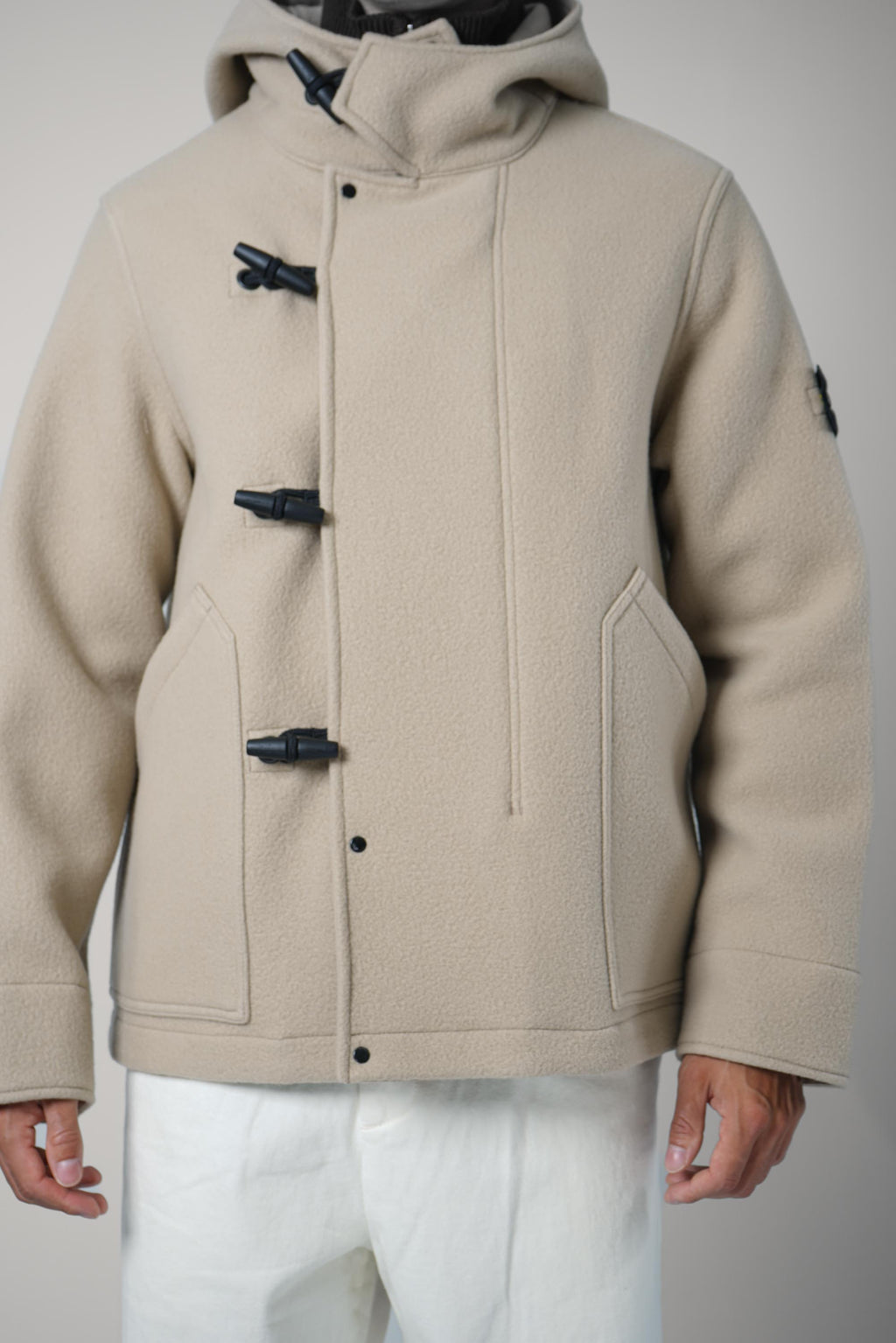 Stone Island Short Parka – Biscuit (4100039)