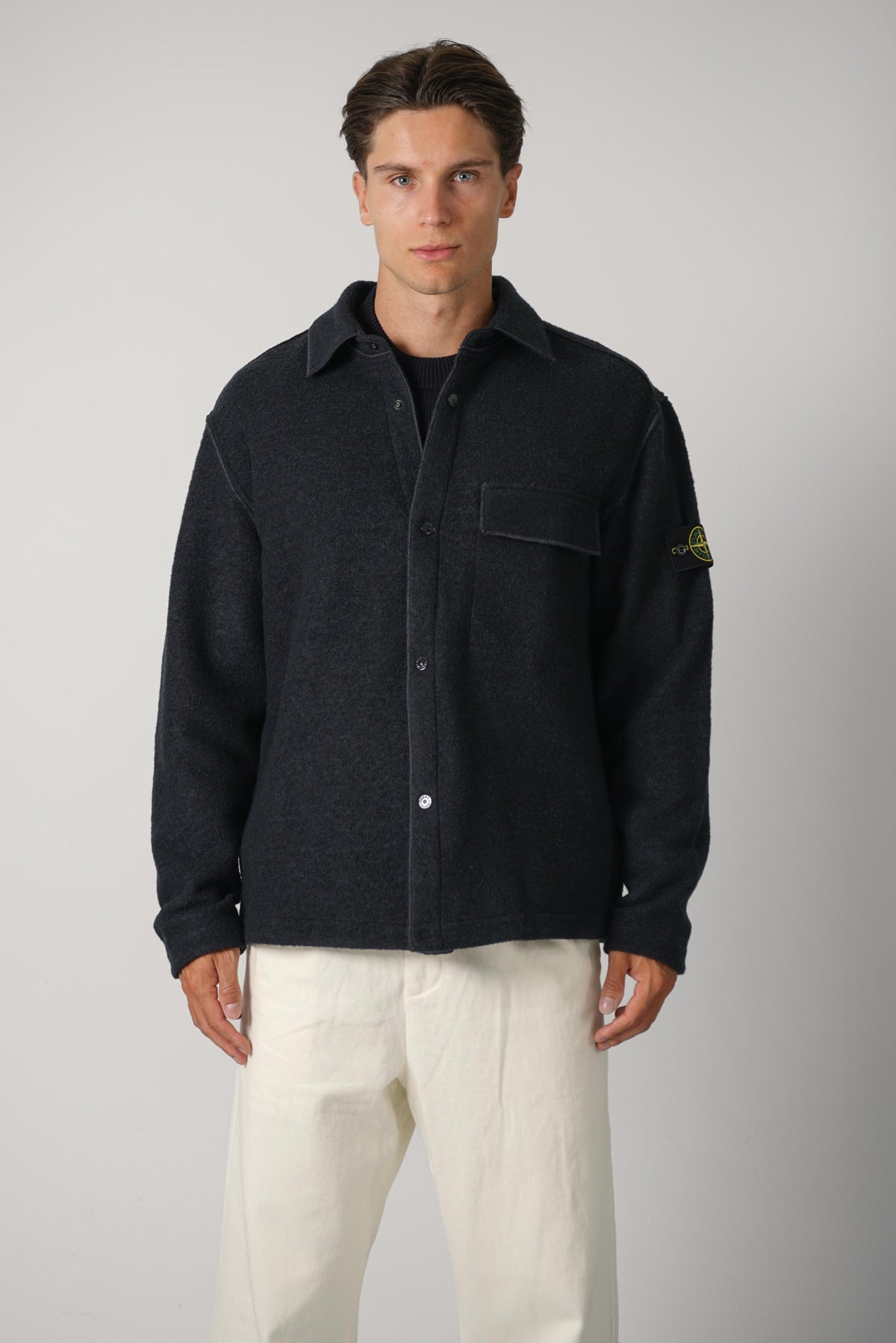 Stone Island Overshirt – Navy Blue (1200034)