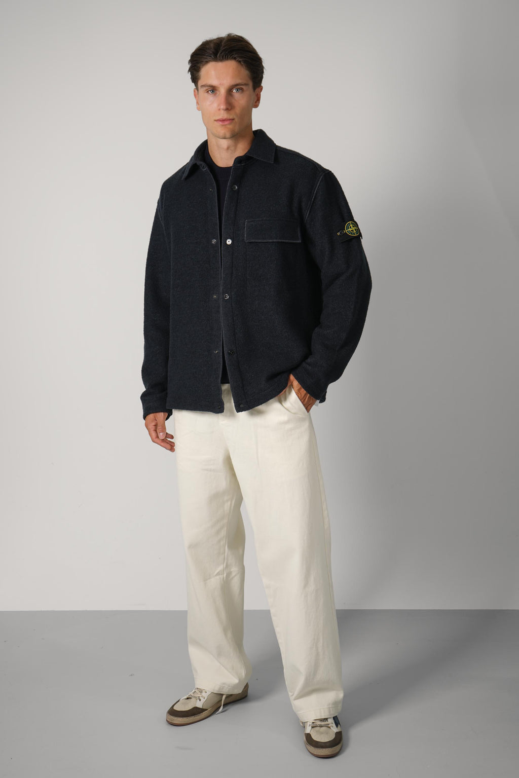 Stone Island Overshirt – Navy Blue (1200034)