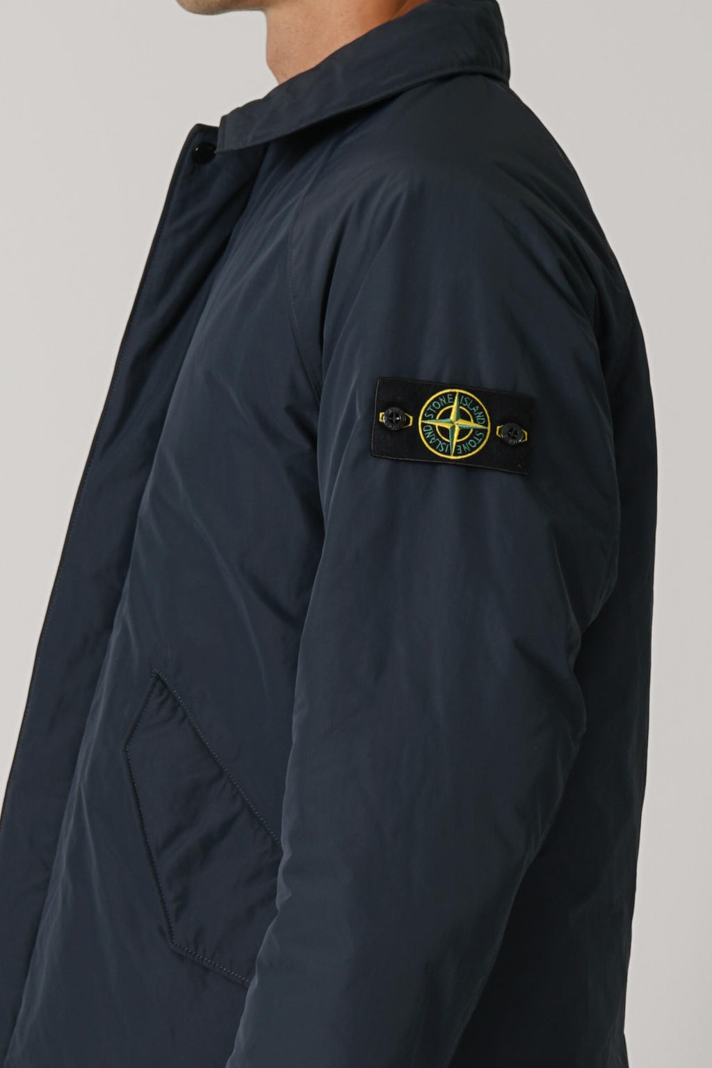 Stone Island Long Coat – Navy Blue (7100002)