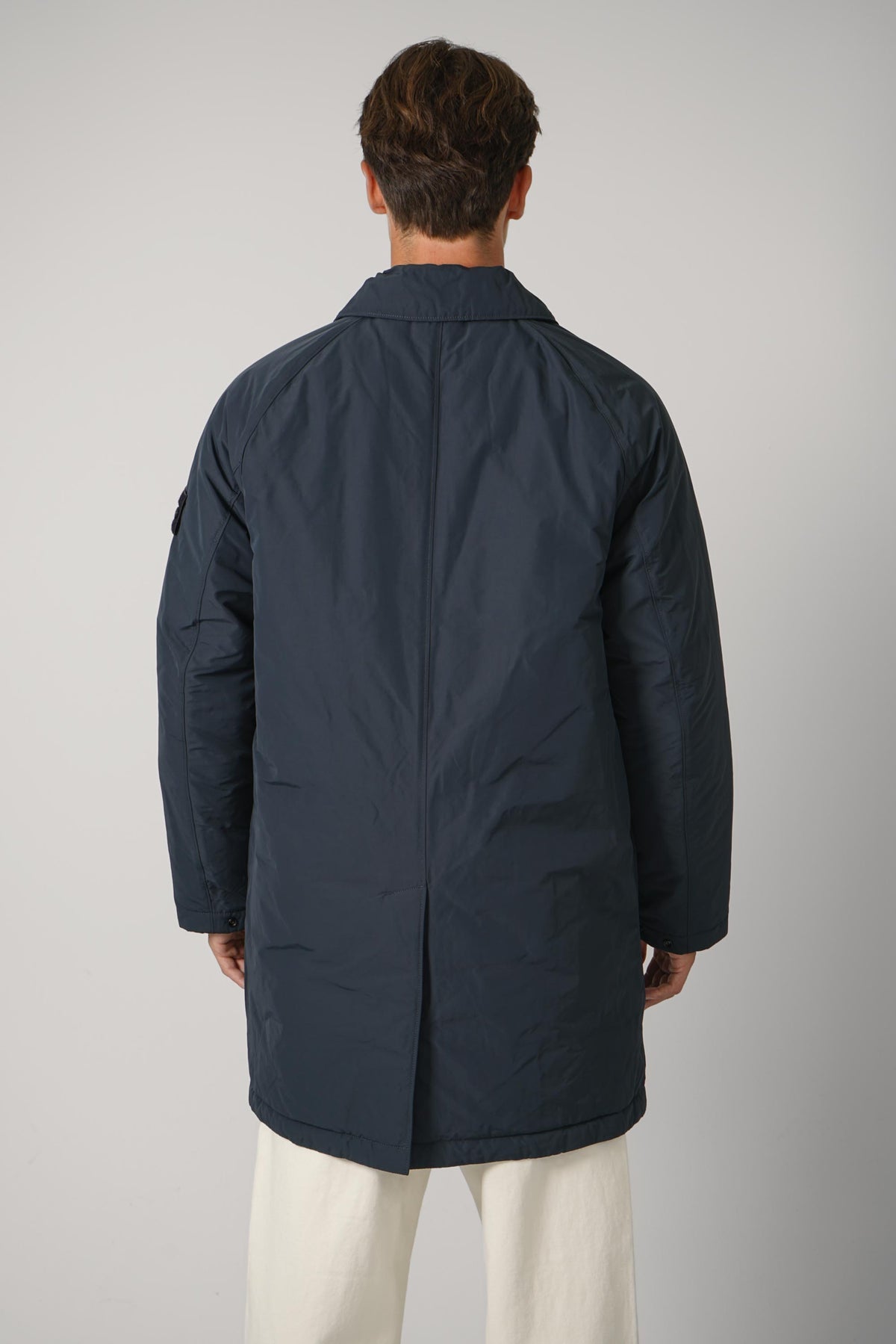 Stone Island Long Coat – Navy Blue (7100002)