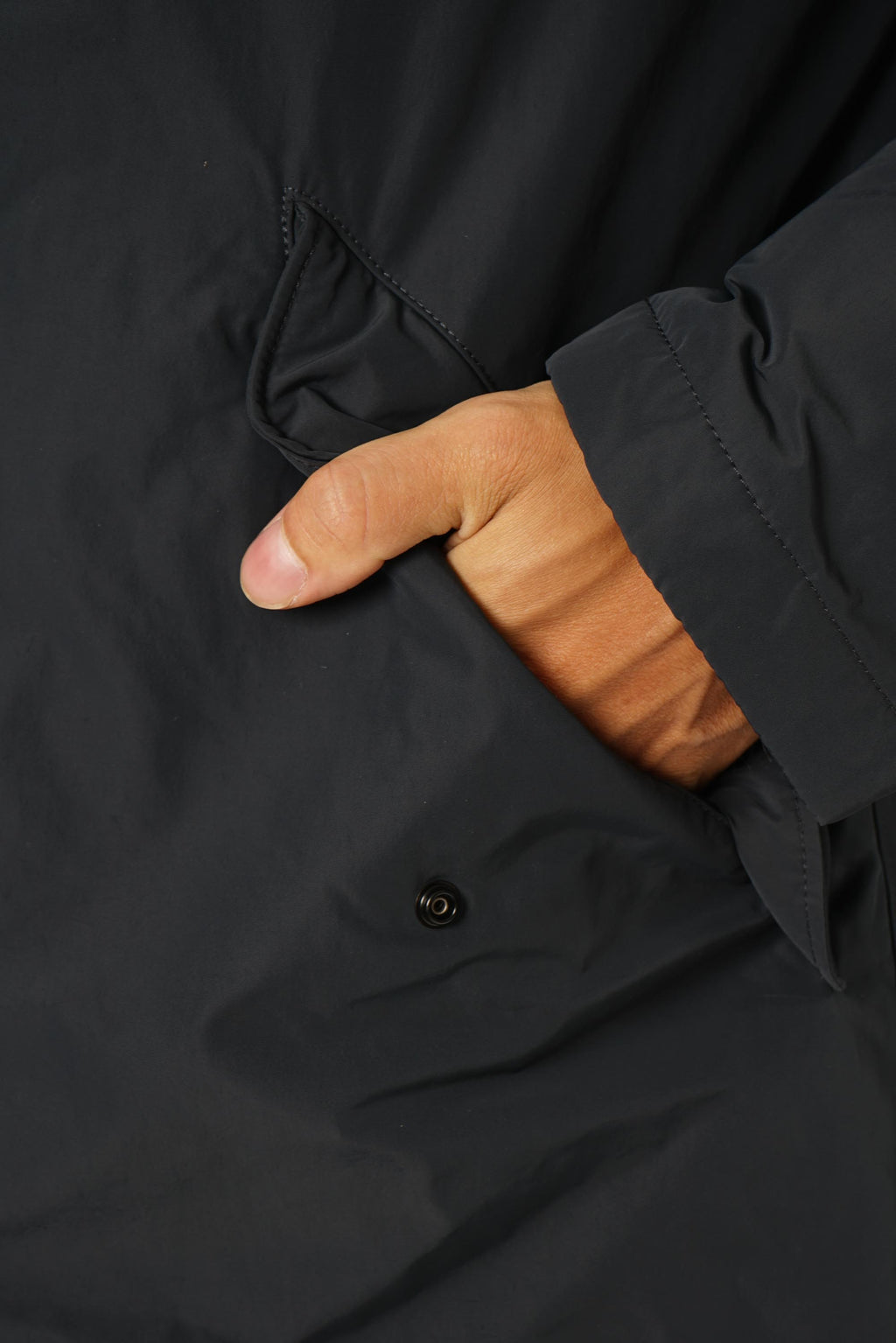 Stone Island Long Coat – Navy Blue (7100002)