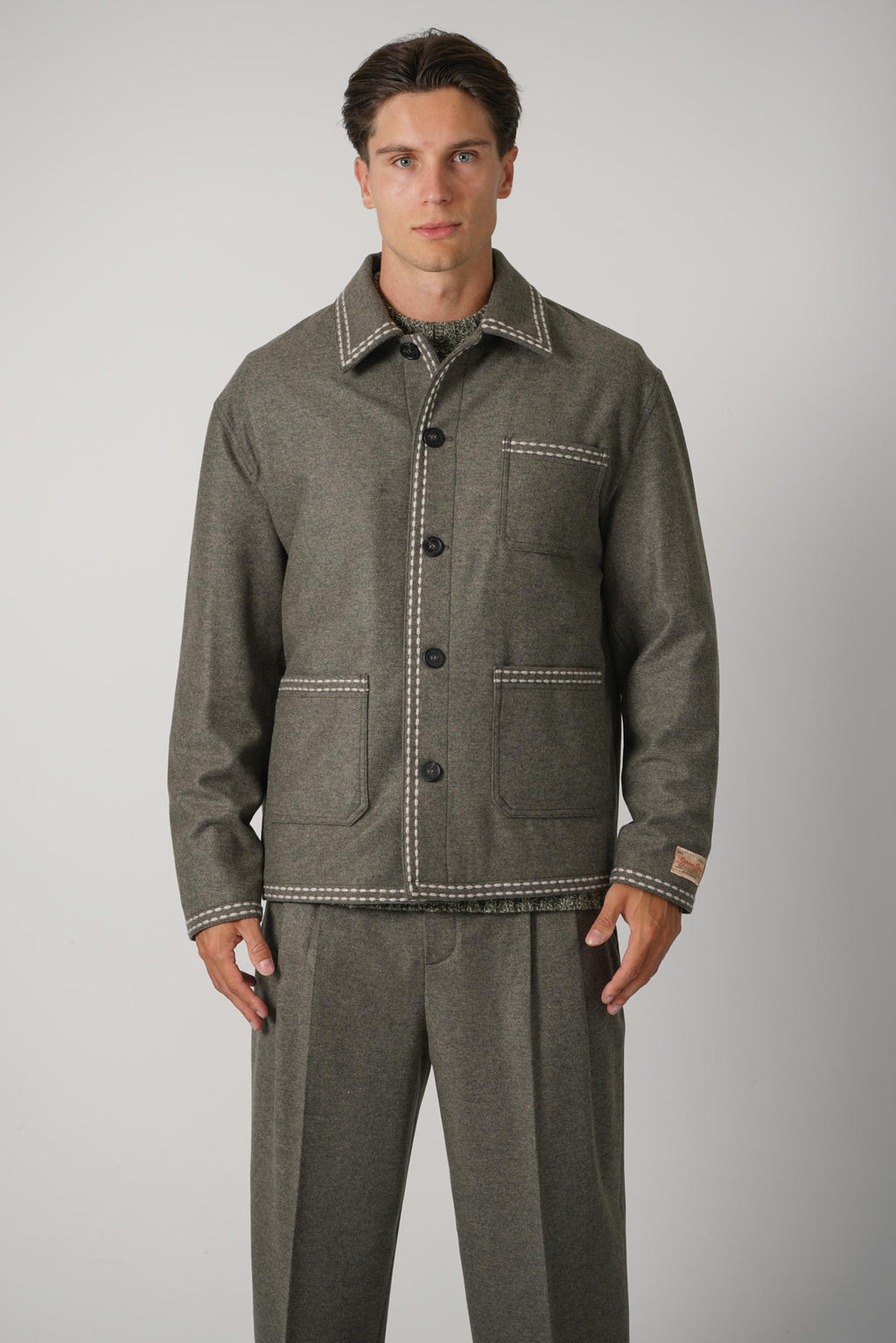 Golden Goose Journey Men's Work Jacket Wv Flanel