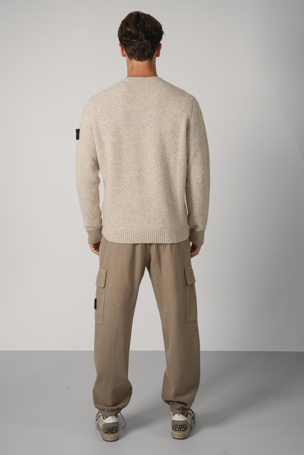 Stone Island Crewneck – Biscuit Melange (5100050)