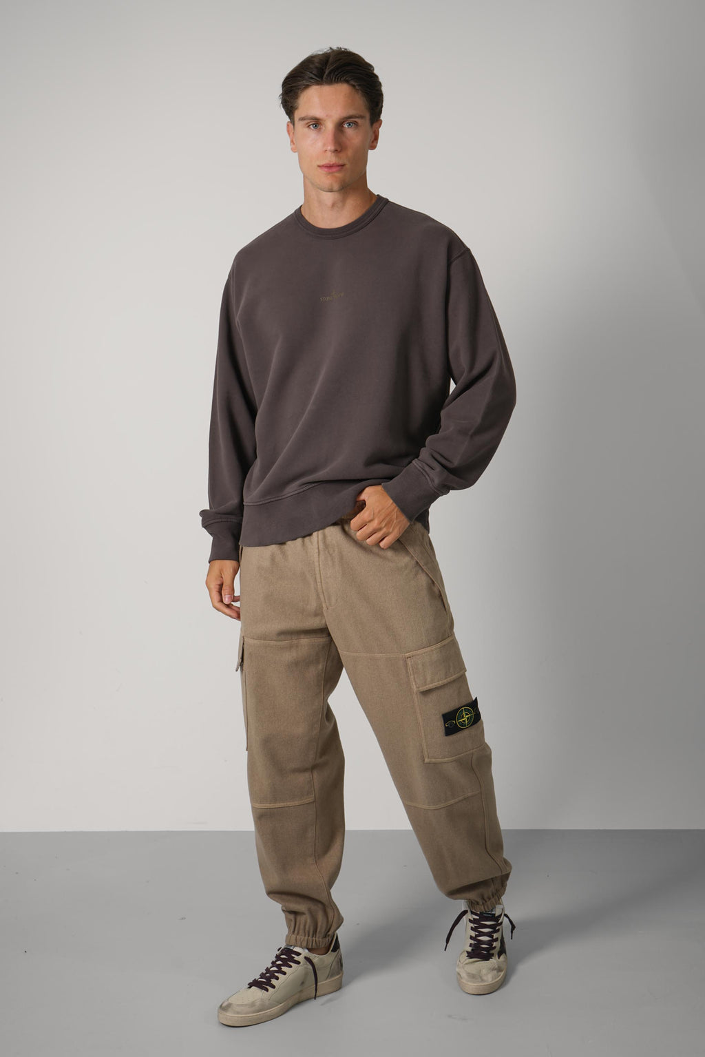 Stone Island Sweatshirt – Dark Burgundy (6100037)