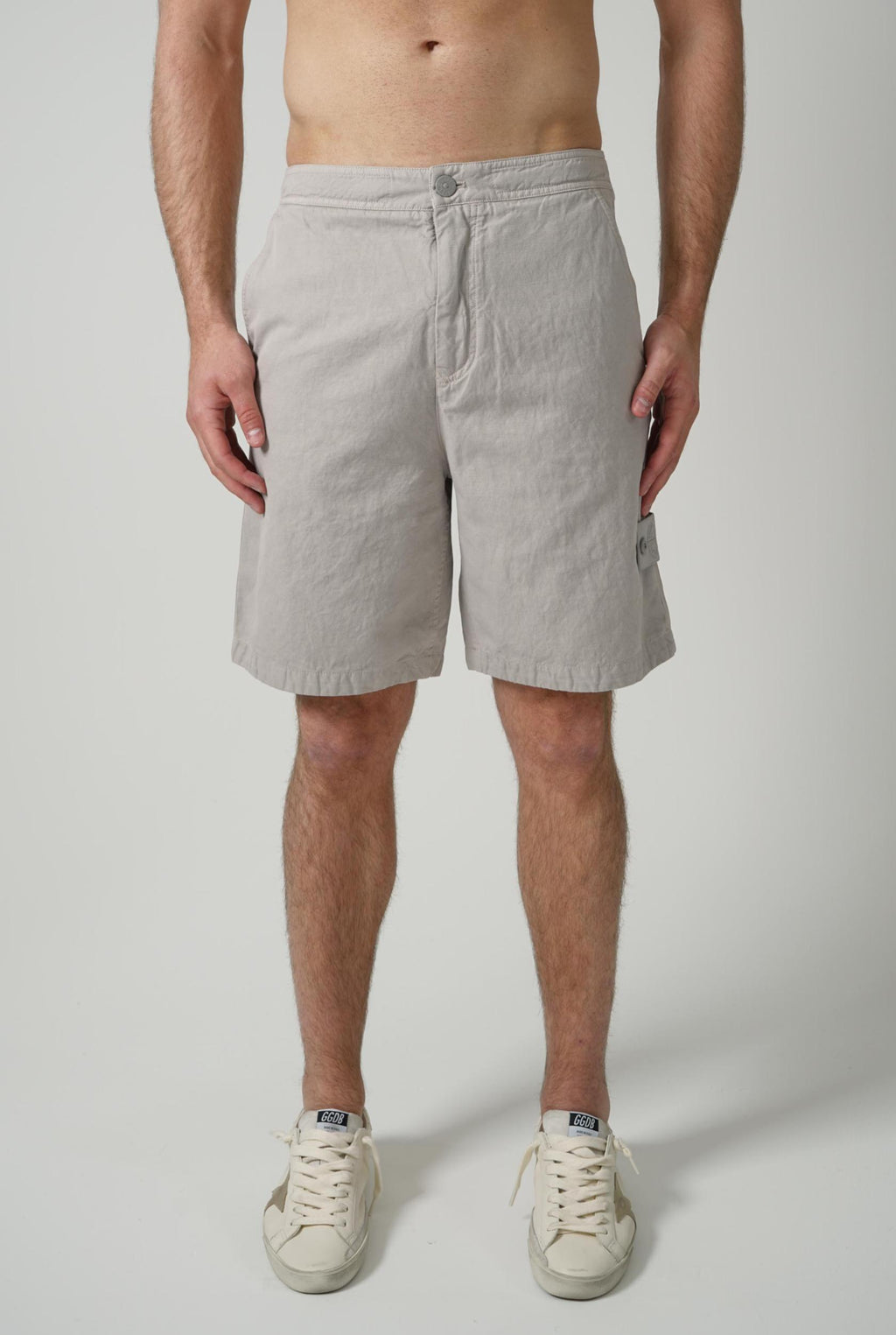 100003 Stone Island Ghost Shorts Dust Grey