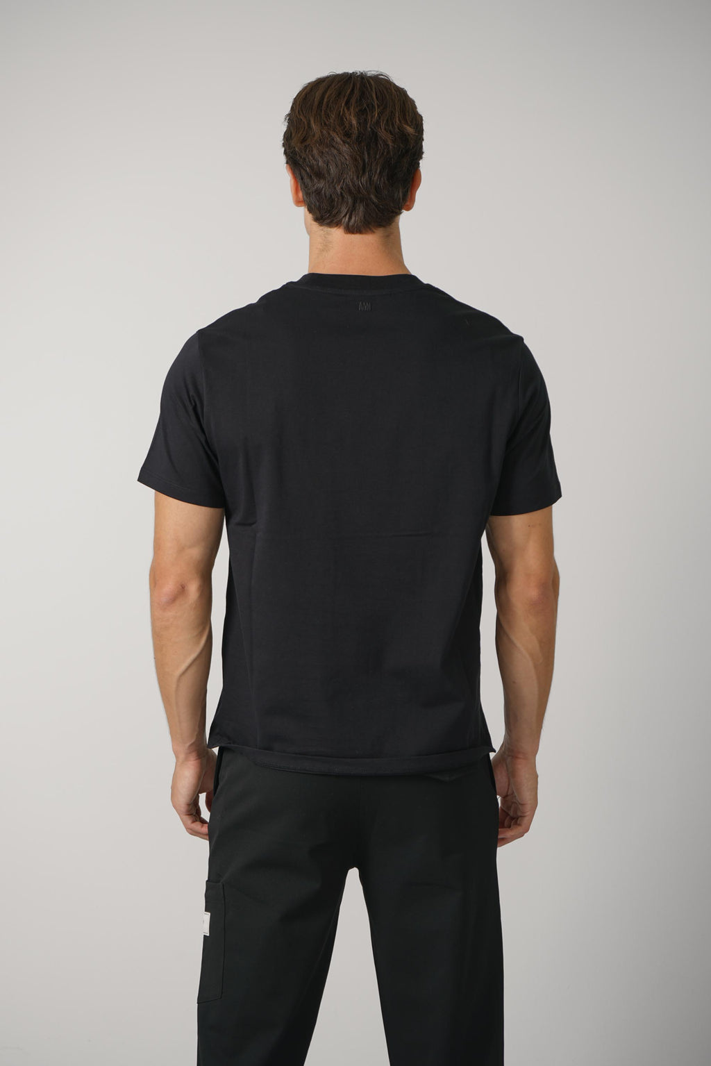 T-Shirt with Red Ami de Coeur – Black