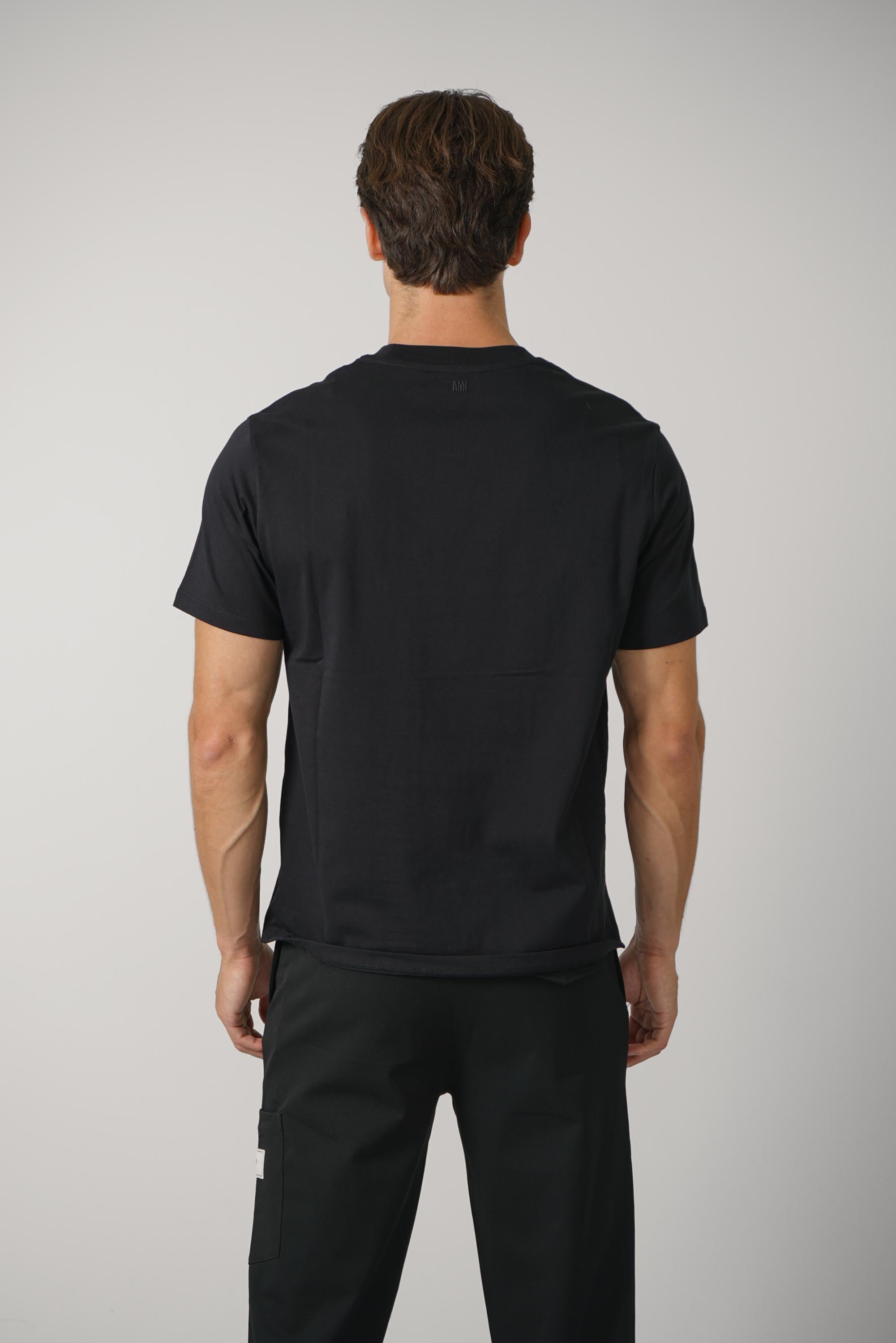 T-Shirt with Red Ami de Coeur – Black